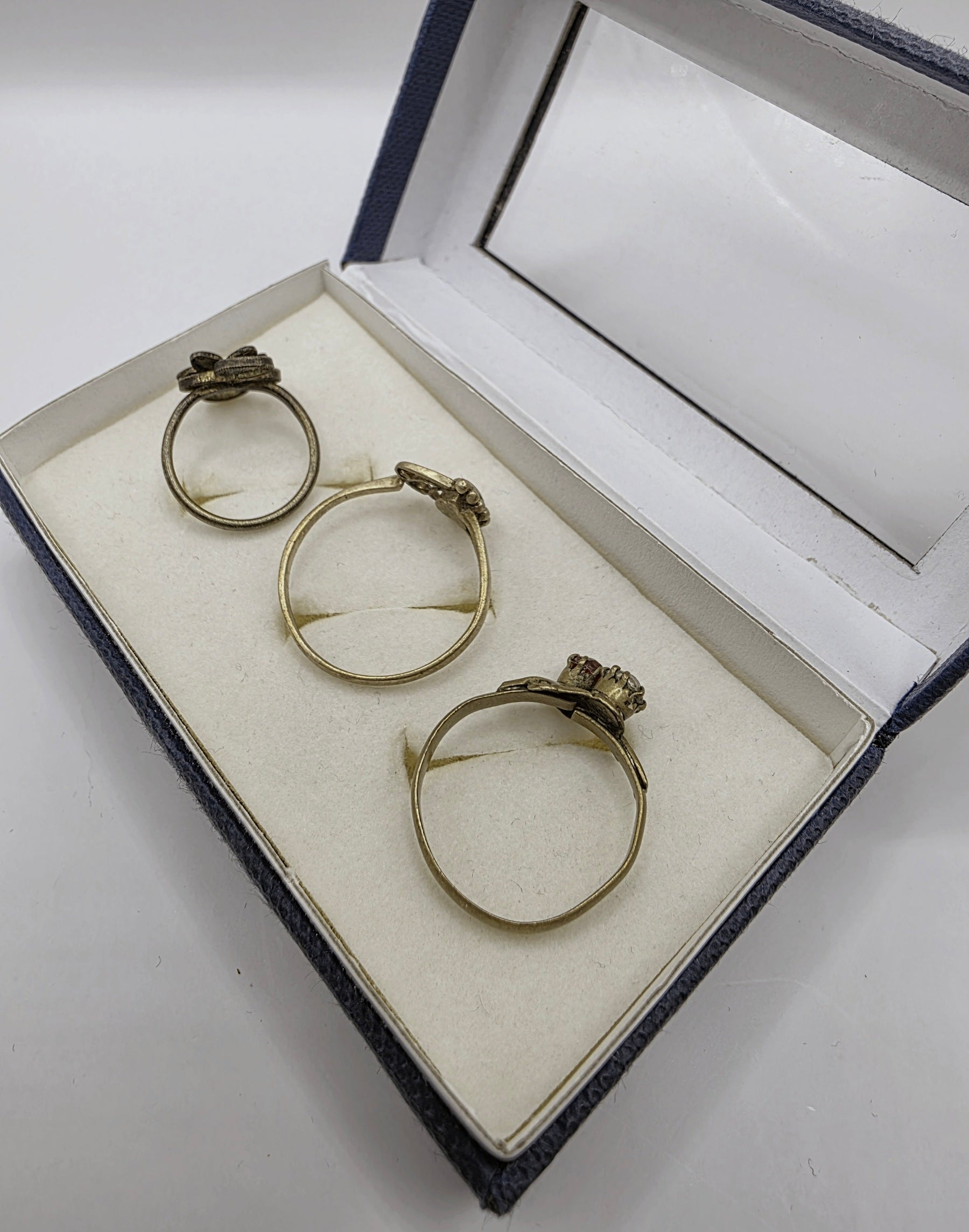 Vintage ring from the 1930s-40s, three different ones