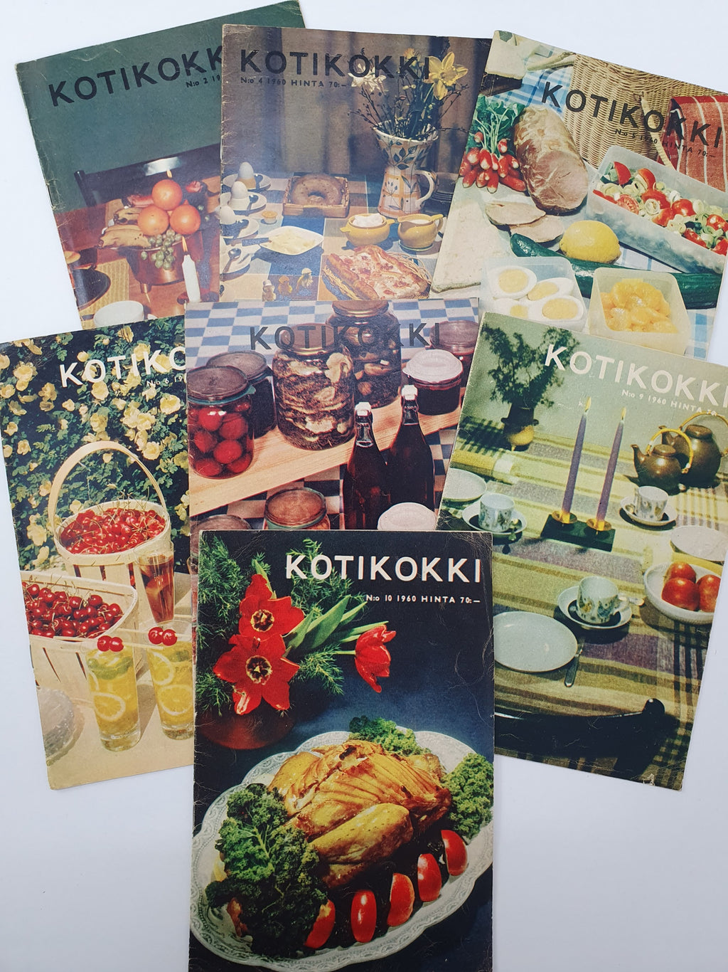 Kotikokki lehdet vuodelta 1960, keräilylehdet