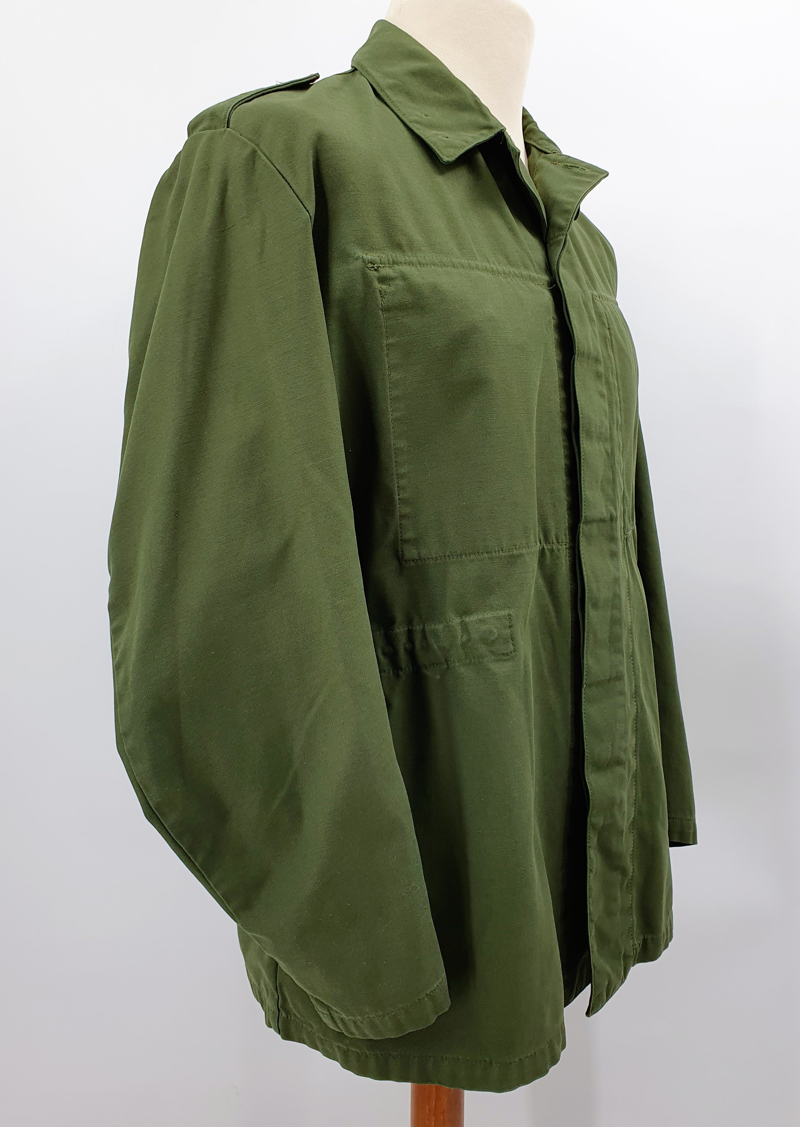 Men's military-style field jacket, size S