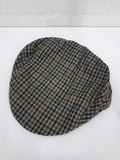 Skotlantilainen flat cap/ lätsä, ruutukuvioinen villakangas
