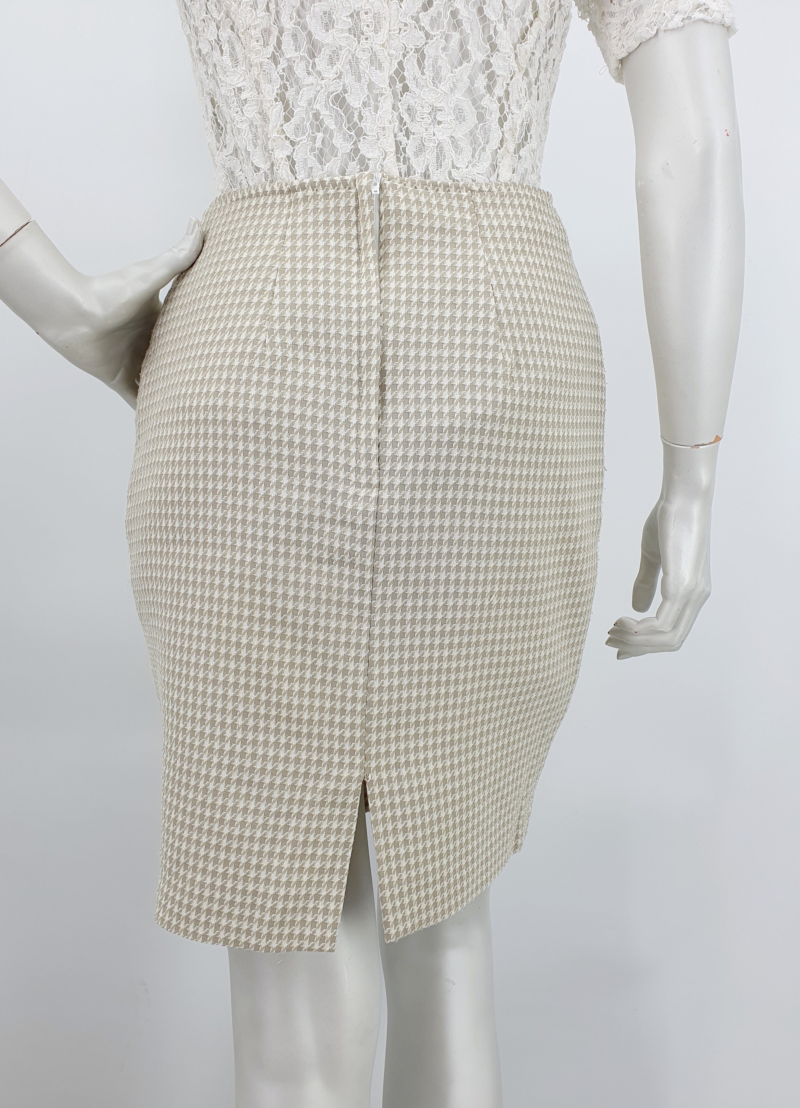 P by P, short pencil skirt from the 90s, waist 66cm, size 34