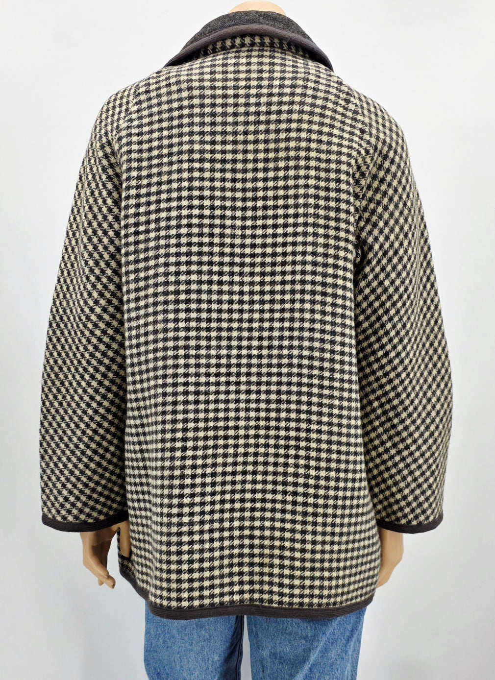 London Maid, wool reversible jacket from the 60s, size 38-40-42