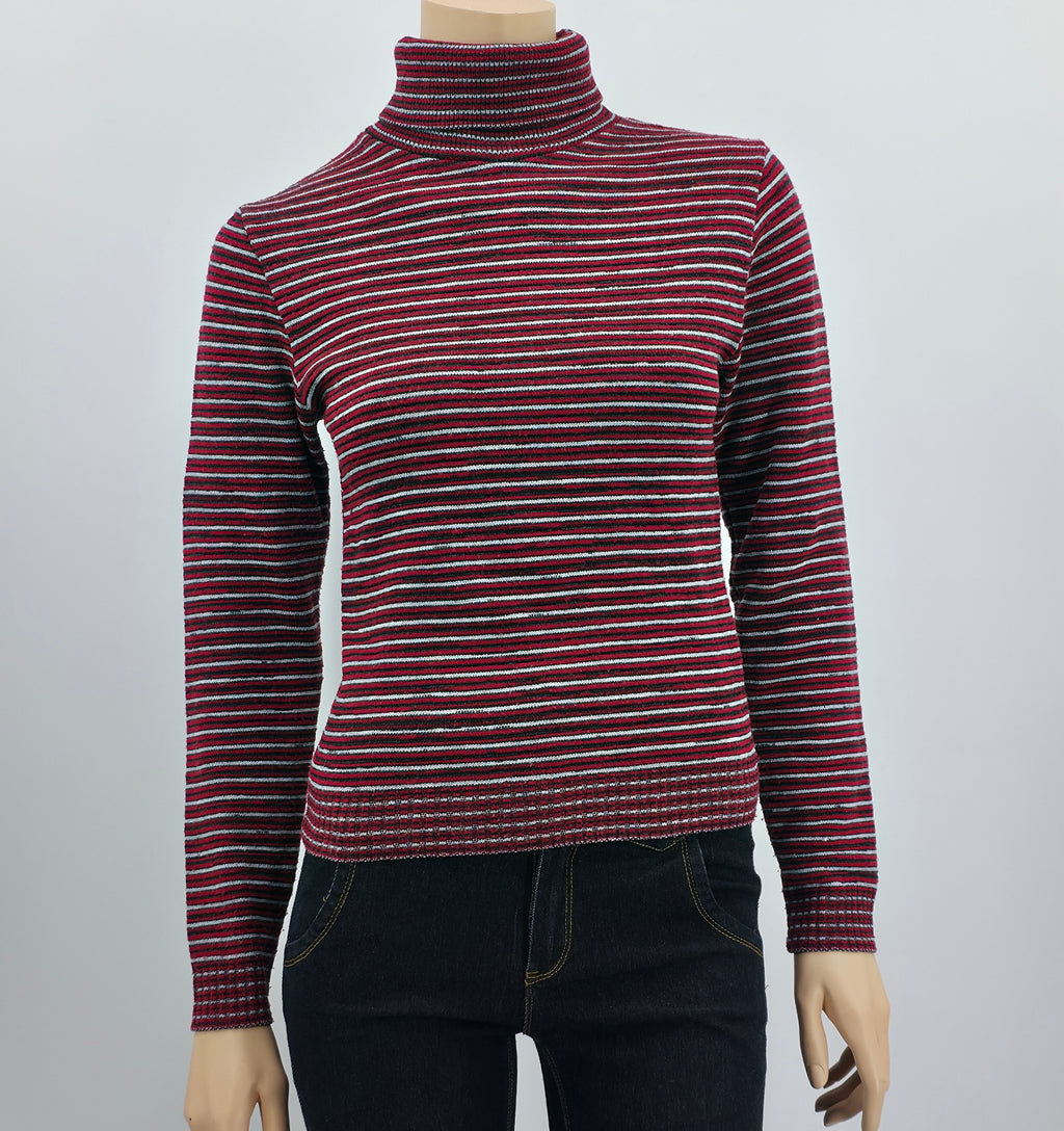 Only, striped polo sweater from the 90s-2000s, size 34-36