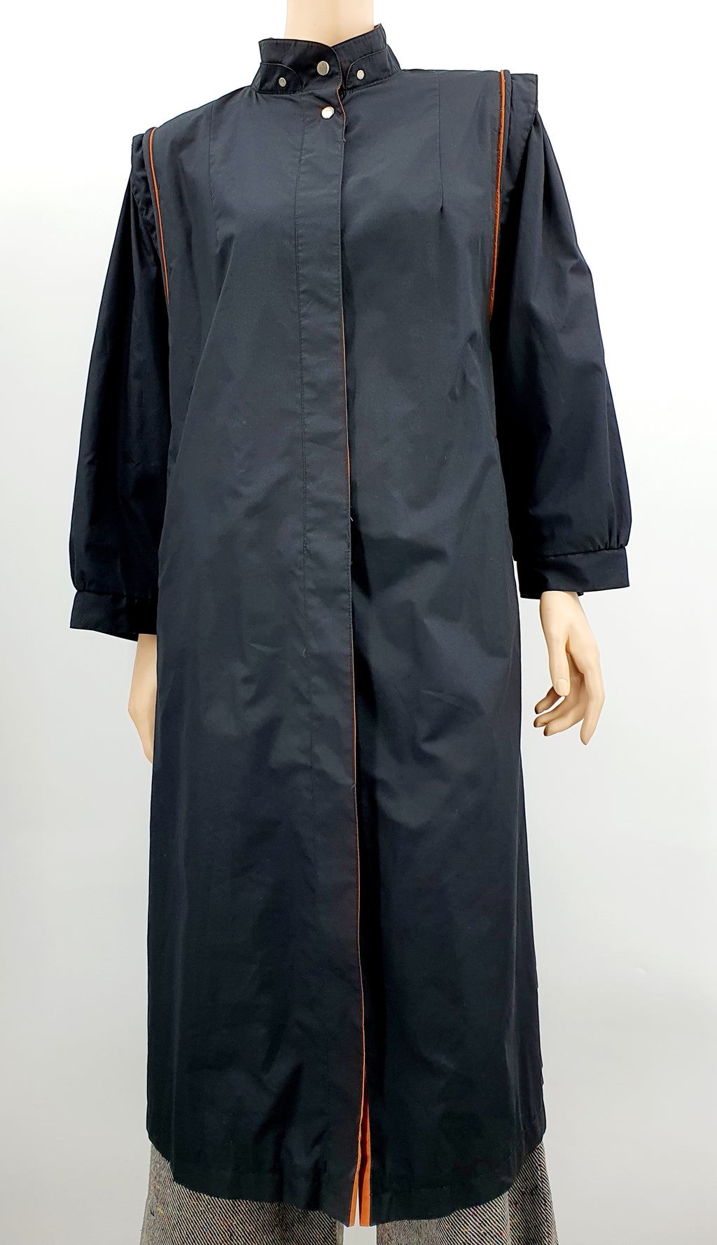Women's A-line trench coat from the 70s-80s, size 36-42