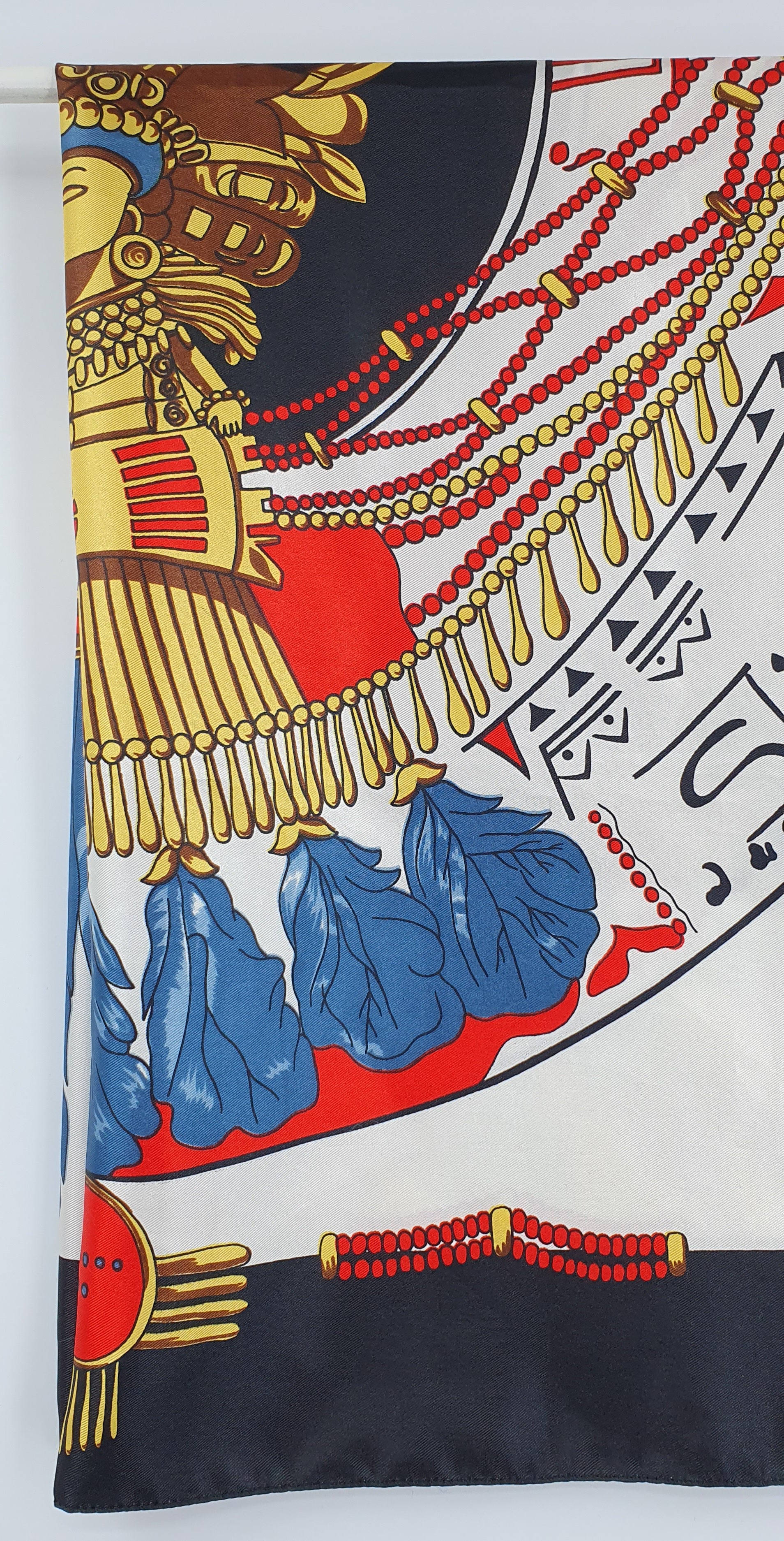 Etelä-Amerikkalais-aiheinen iso huivi, koko 86x86cm
