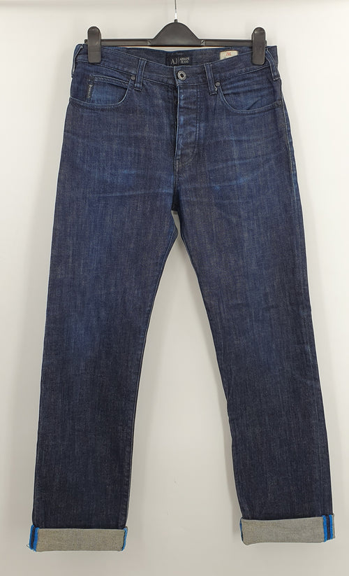 Armani Jeans, regular fit, men's jeans from the 2000s, size 31