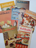 Kotikokki lehdet vuodelta 1958, keräilylehdet