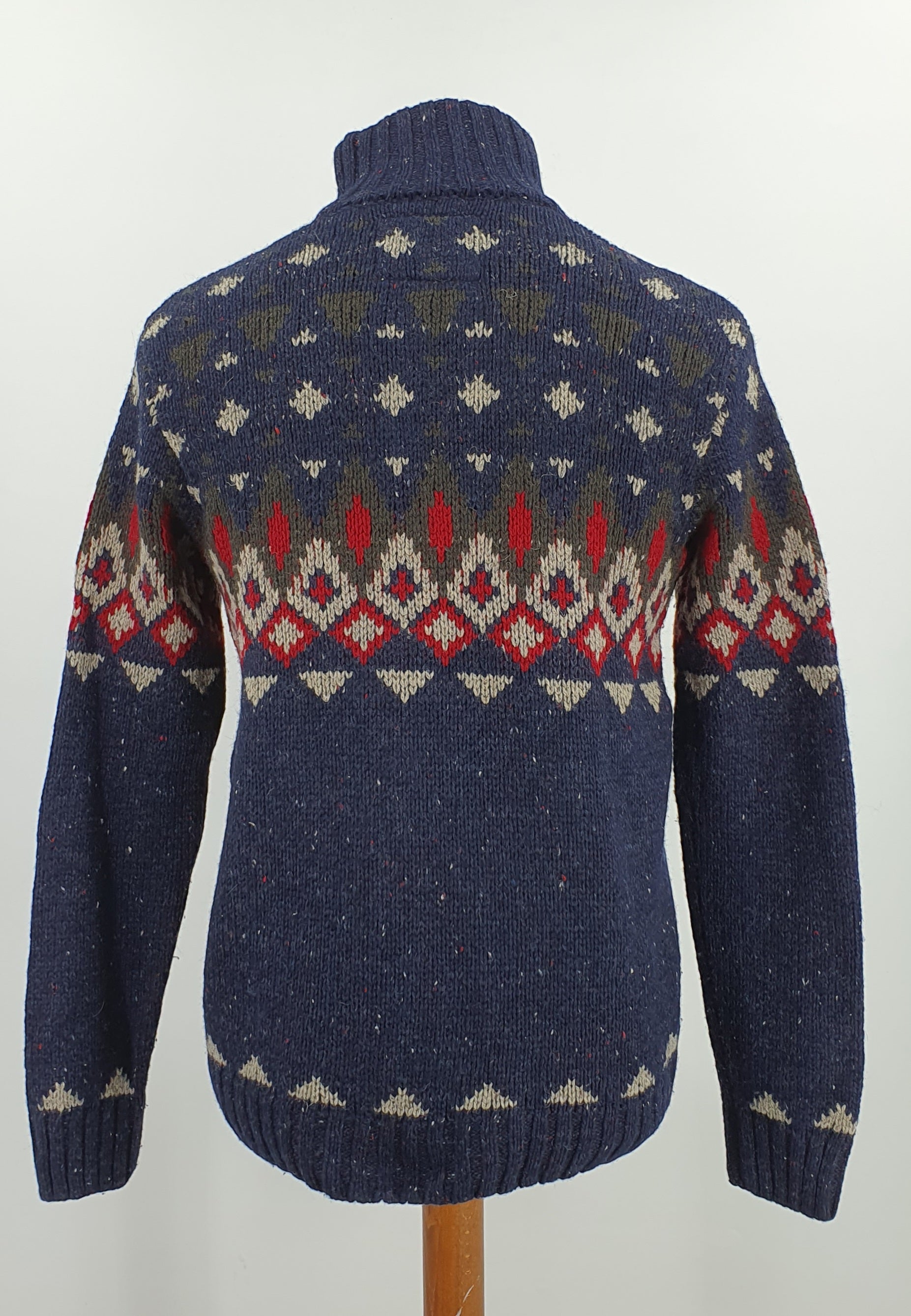 MEXX, miesten kuviollinen villapaita 2000-luvulta, koko S