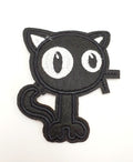 Fabric patch, black cat