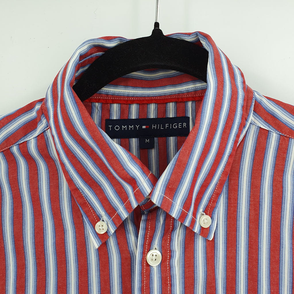 Tommy Hilfiger, miesten puuvillapaita 90-2000-luvulta, koko M