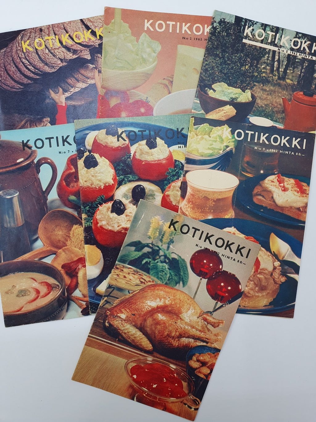 Kotikokki magazines from 1962 | 7 issues