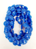 Pepper beads, blue/purple, 4 different shades