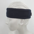 Nevertex, black tricot headband