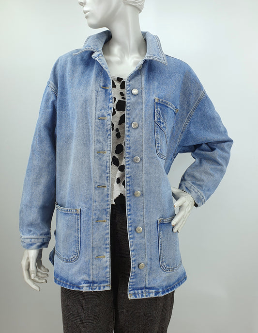 Grass Roots, denim jacket from the 80s, size 40-42-(44)