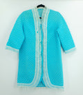 Pompadour, blue dressing gown from the 60s, size 36