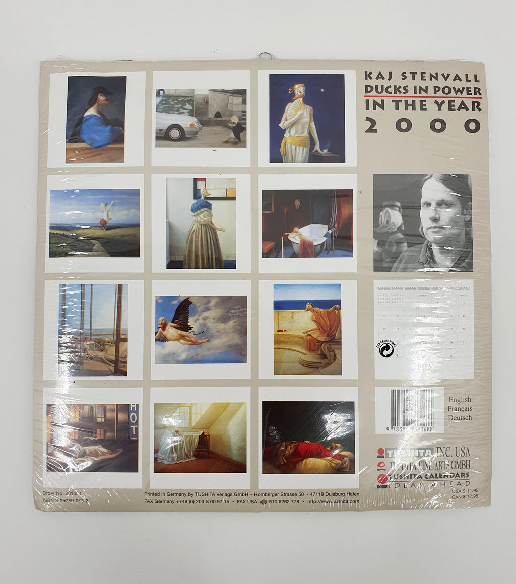 Kaj Stenvall Ankka kalenteri v.2000 Käyttämätön Takakansi