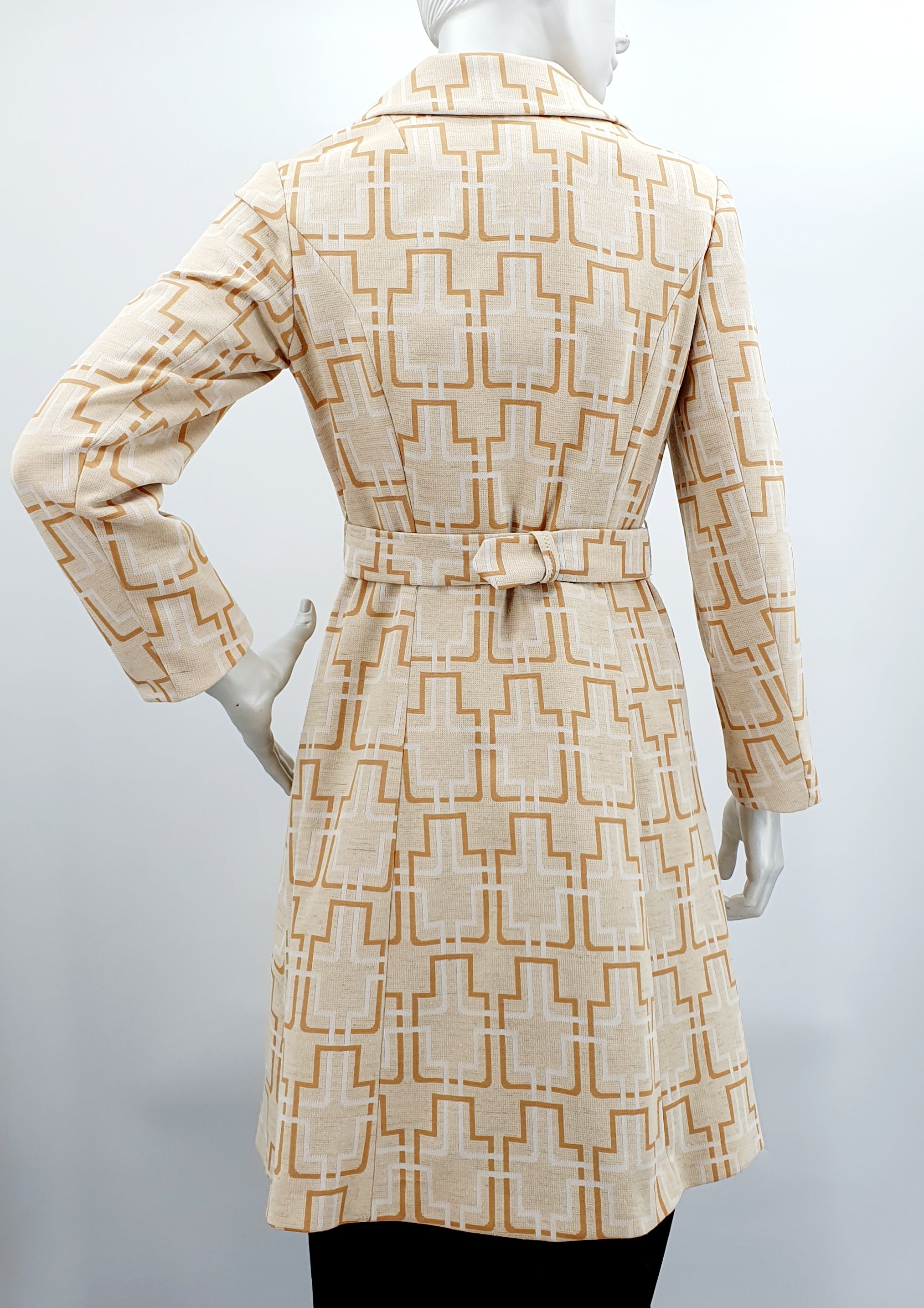Master, women's beige trench coat from the 60s, size 34-36