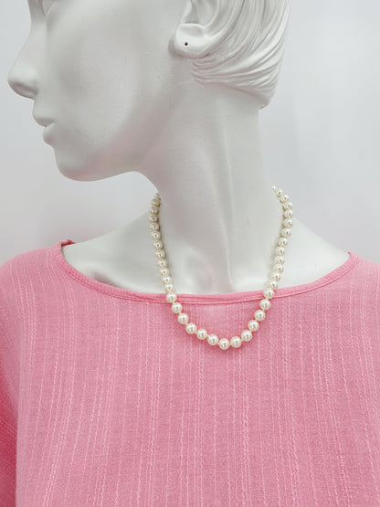 Light pearl necklace, length 43cm