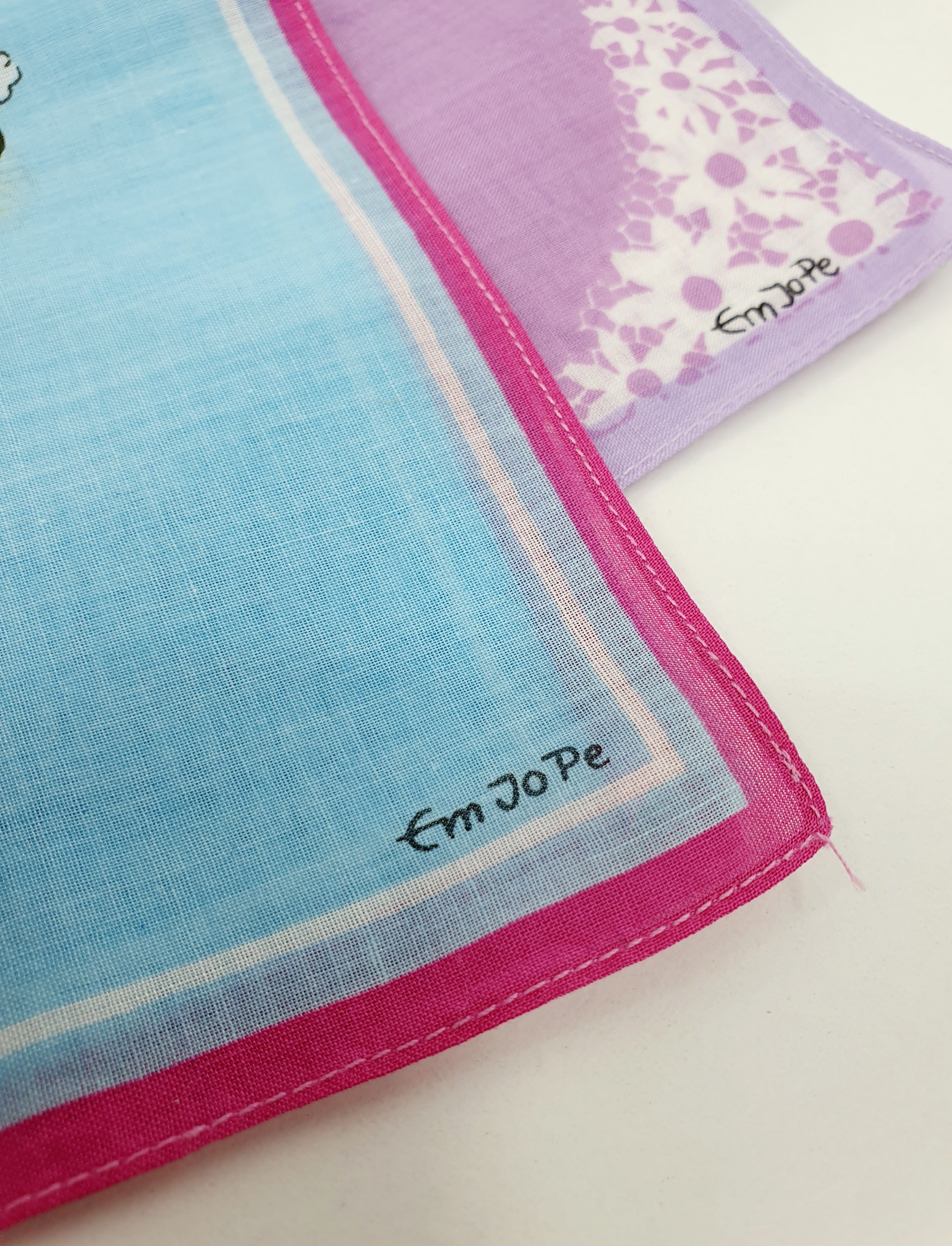 Pienet kangaliinat, keräilyliinat 80-luvulta, 4kpl, pastellinväriset