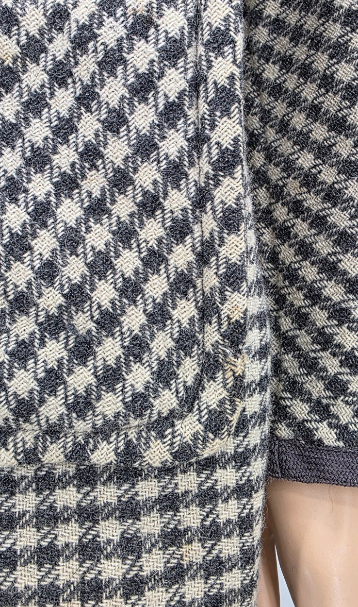 London Maid, wool reversible jacket from the 60s, size 38-40-42