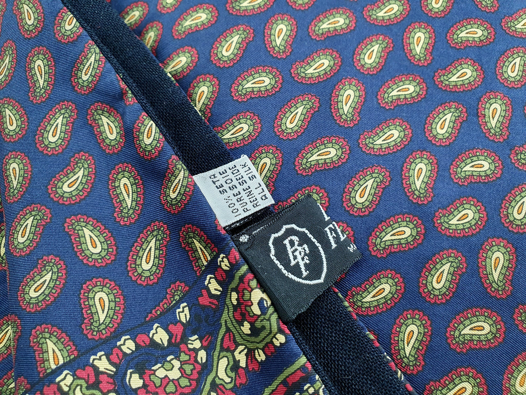 Bruno Ferrari, men's long wool-silk scarf, made in Italy, size 28x140cm