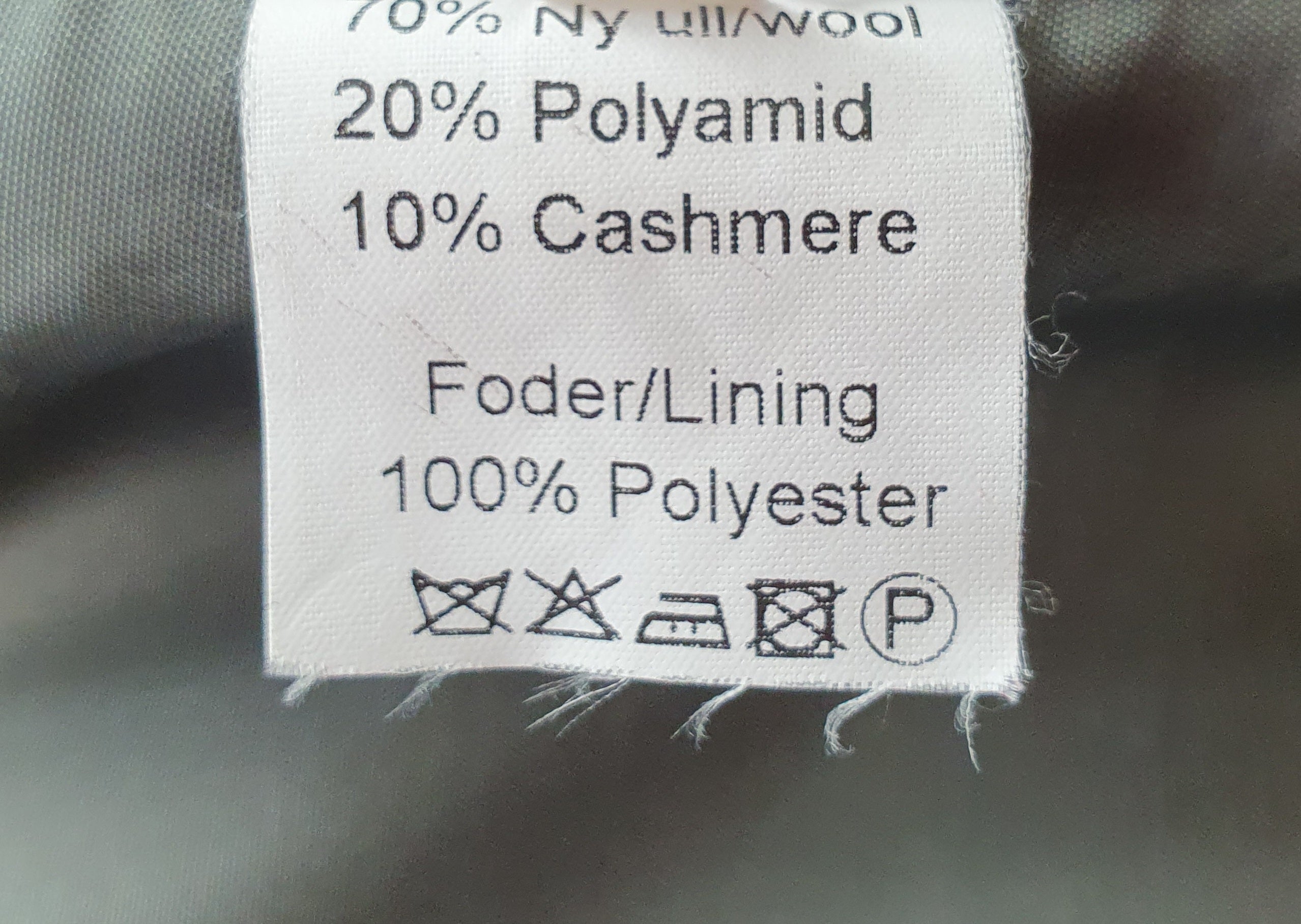 Hettemarks, musta villakangastakki, koko 42