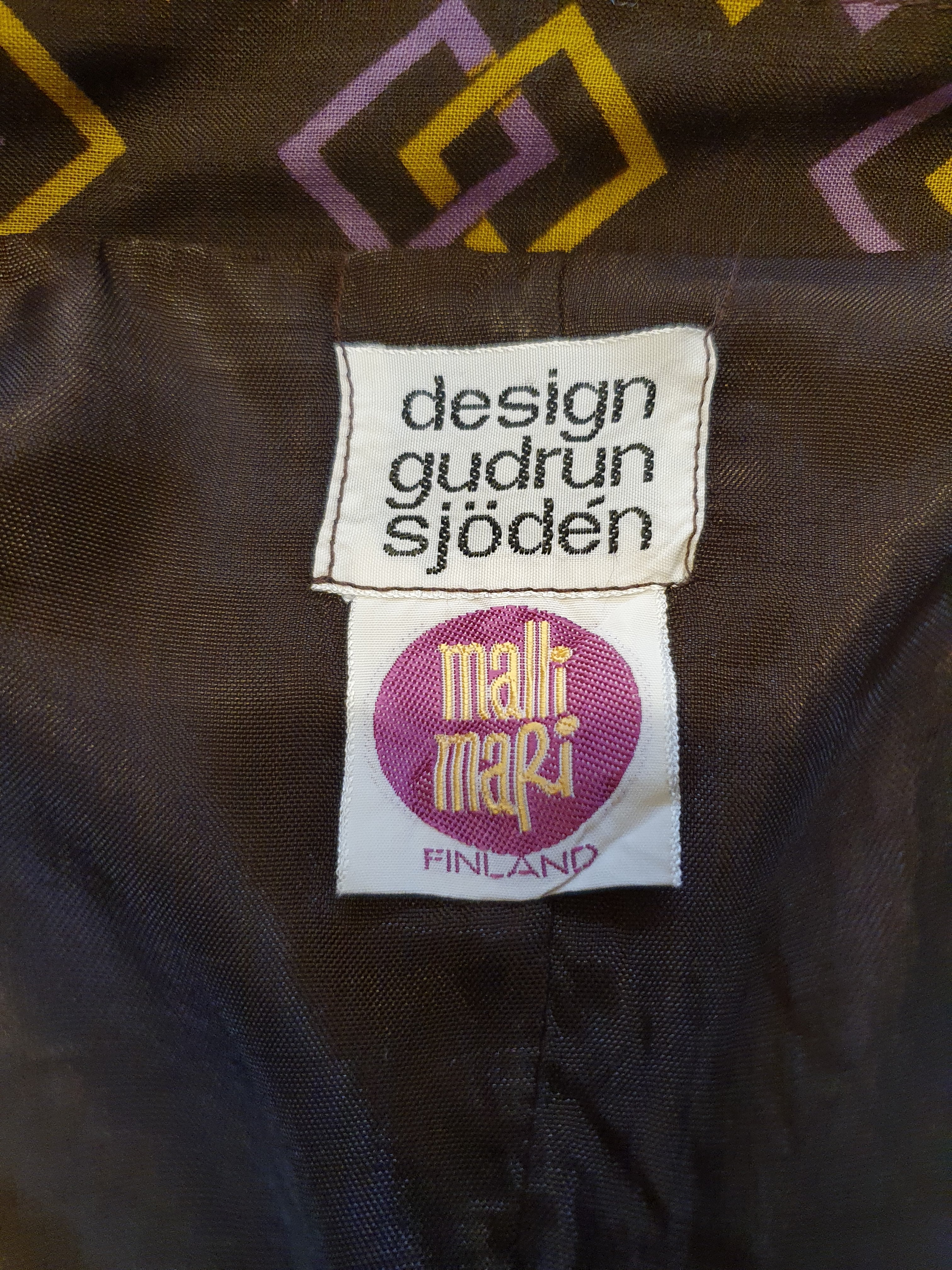 Malli-Mari design Gudrun Sjöden, frill skirt from the 70s, waist 60cm, size max 32-34