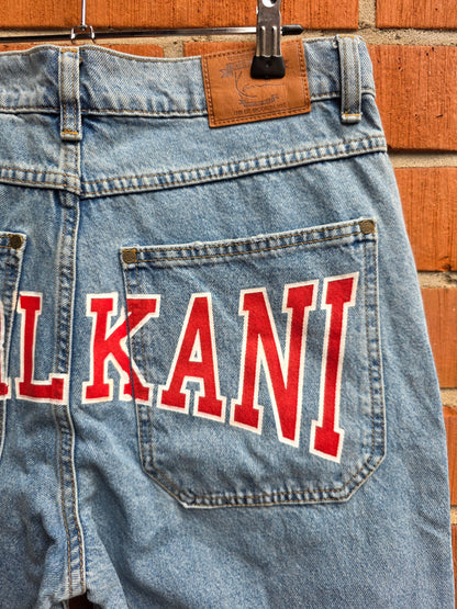 Karl Kani, baggy jeans, koko miesten S, naisten 38-40