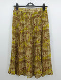 Santarelli Diamante, 90s pleated skirt with elastic waist, VY 70-80cm, size 36-38