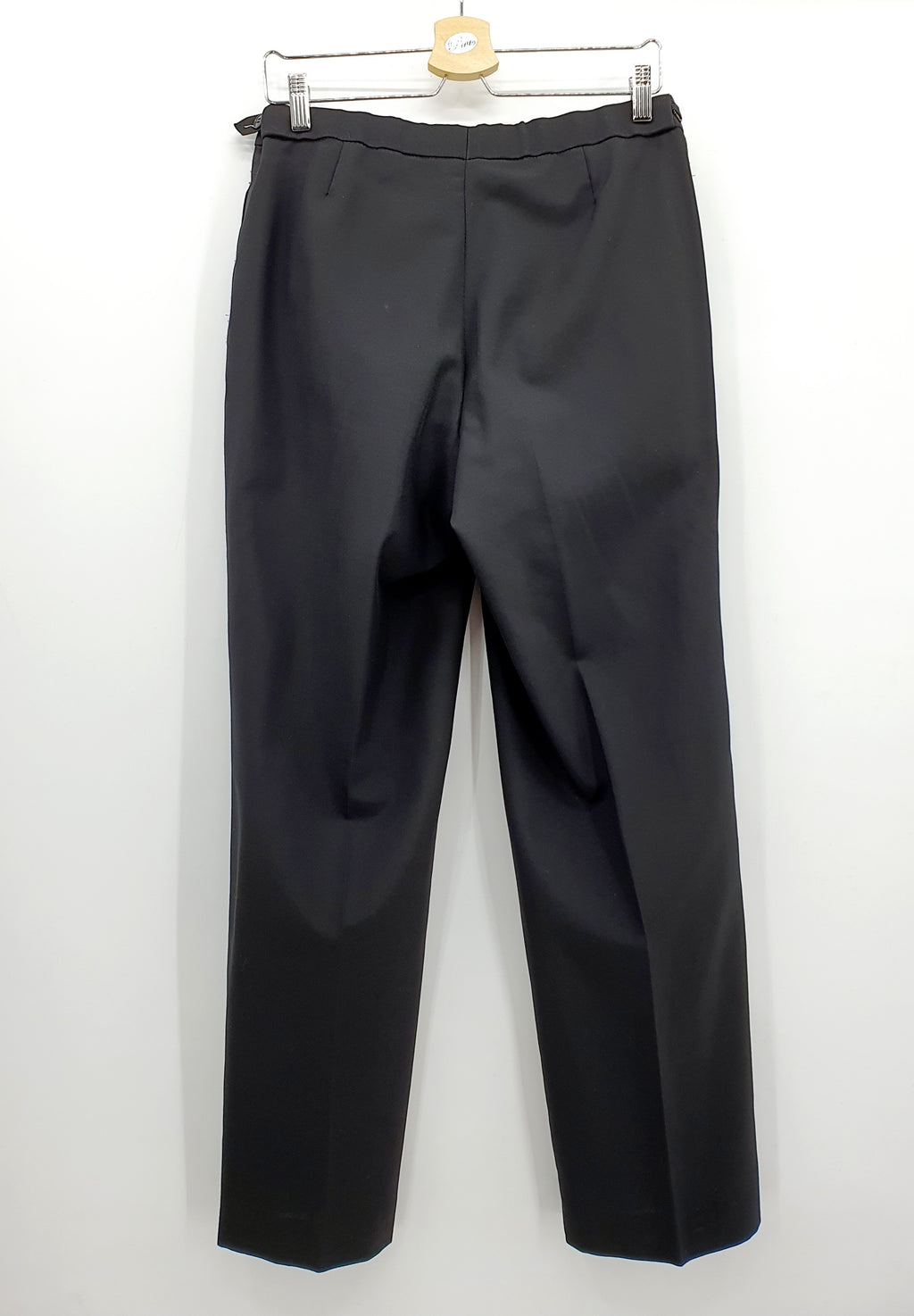 Turo Tailor, secondhand smokkihousut 2000-luvulta, käytetyt juhlahousut, koko 50, kuva takaa