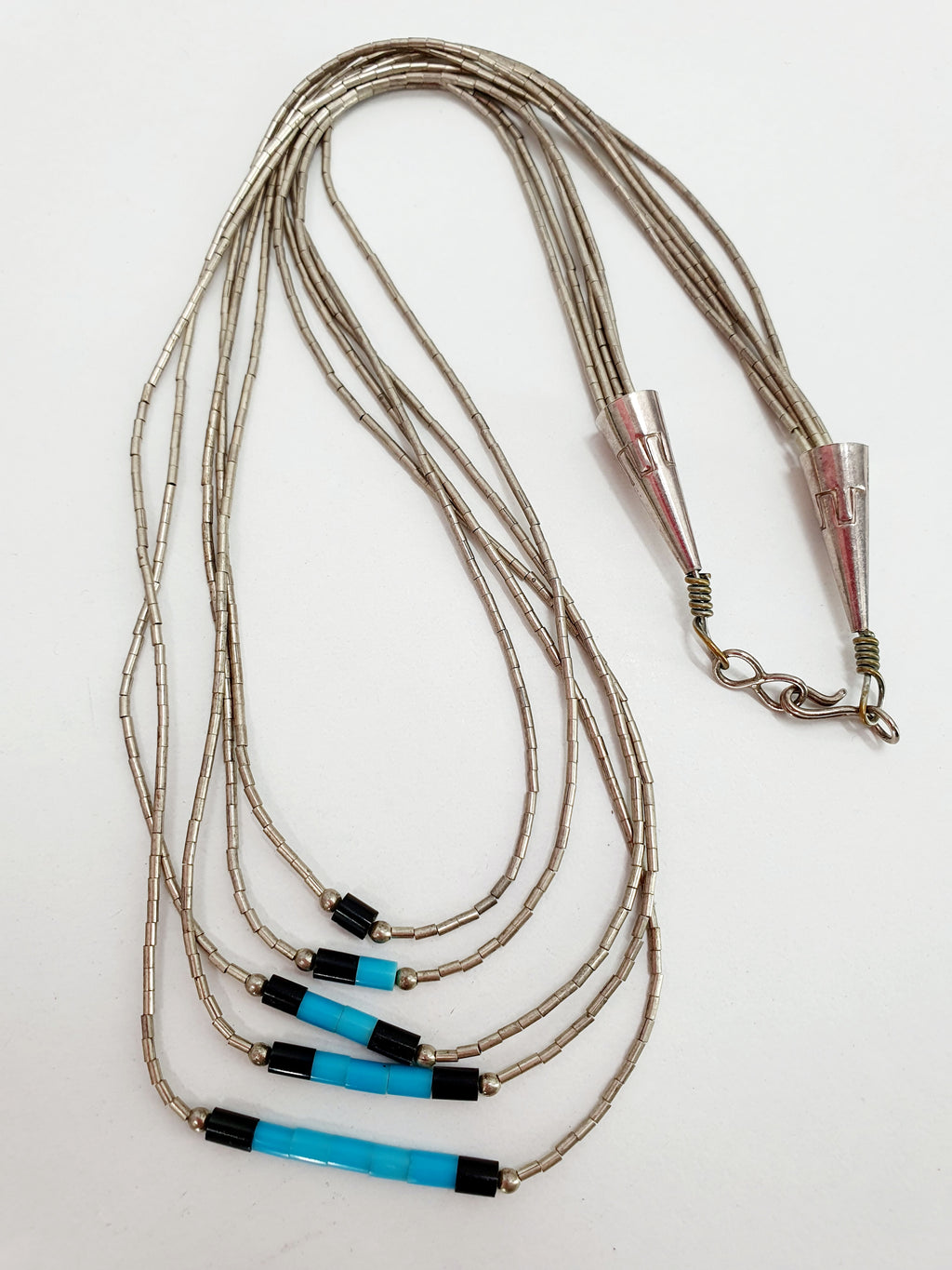Graceful necklace from the 60s-70s, length 42cm