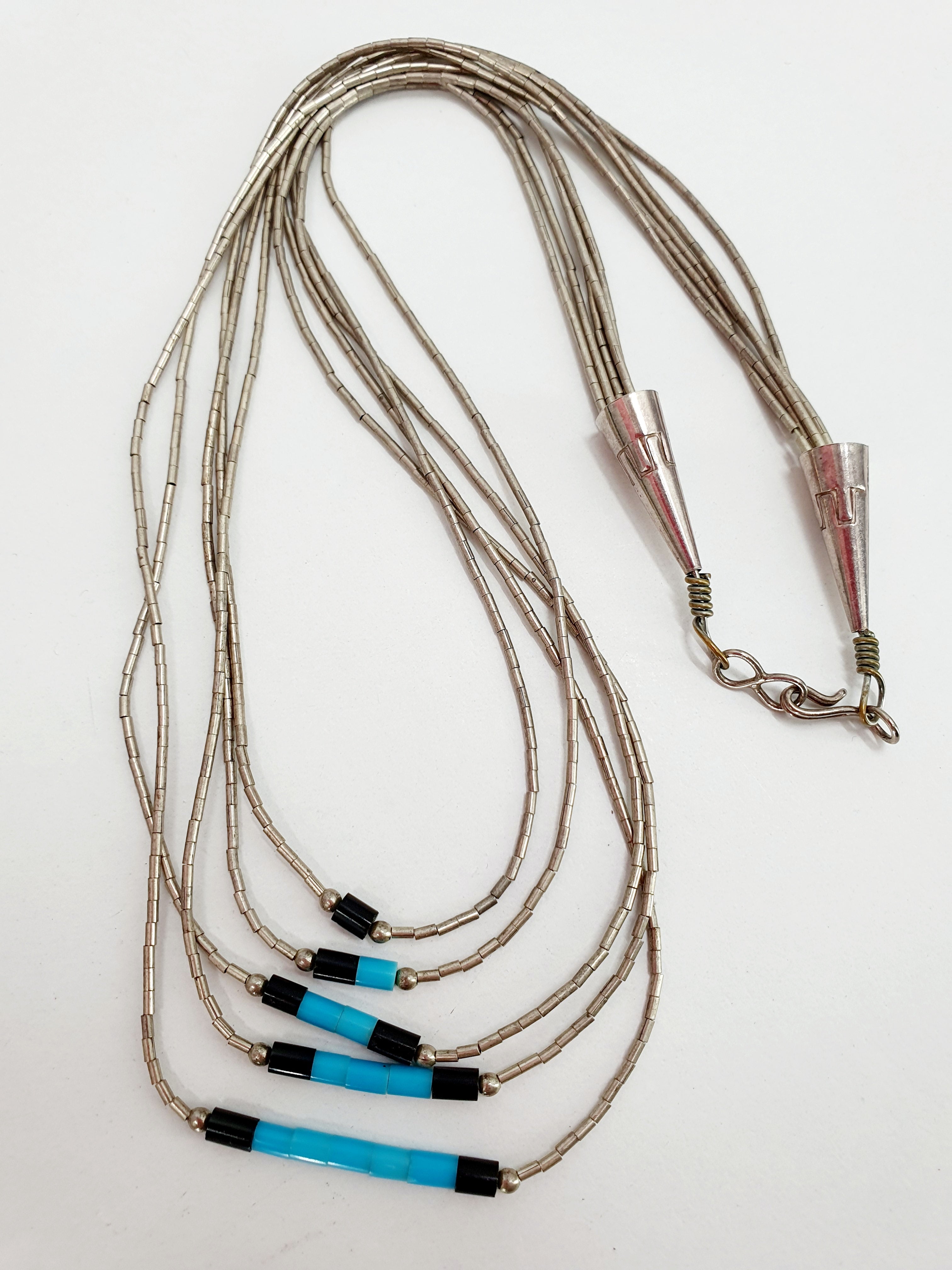 Graceful necklace from the 60s-70s, length 42cm