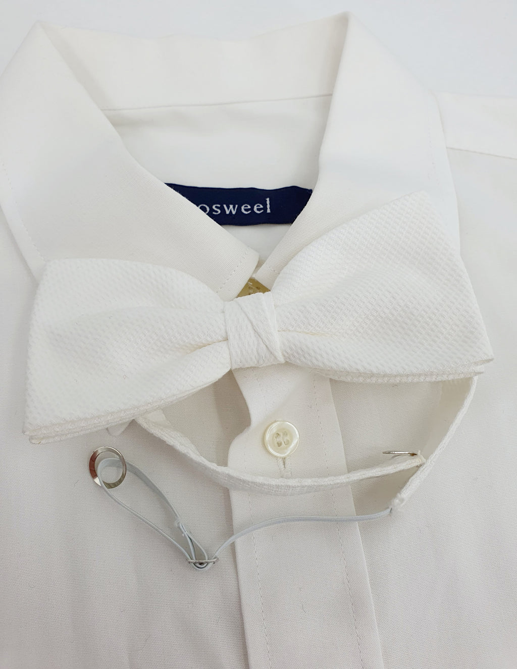 Valkoinen miesten rusetti 90-luvulta