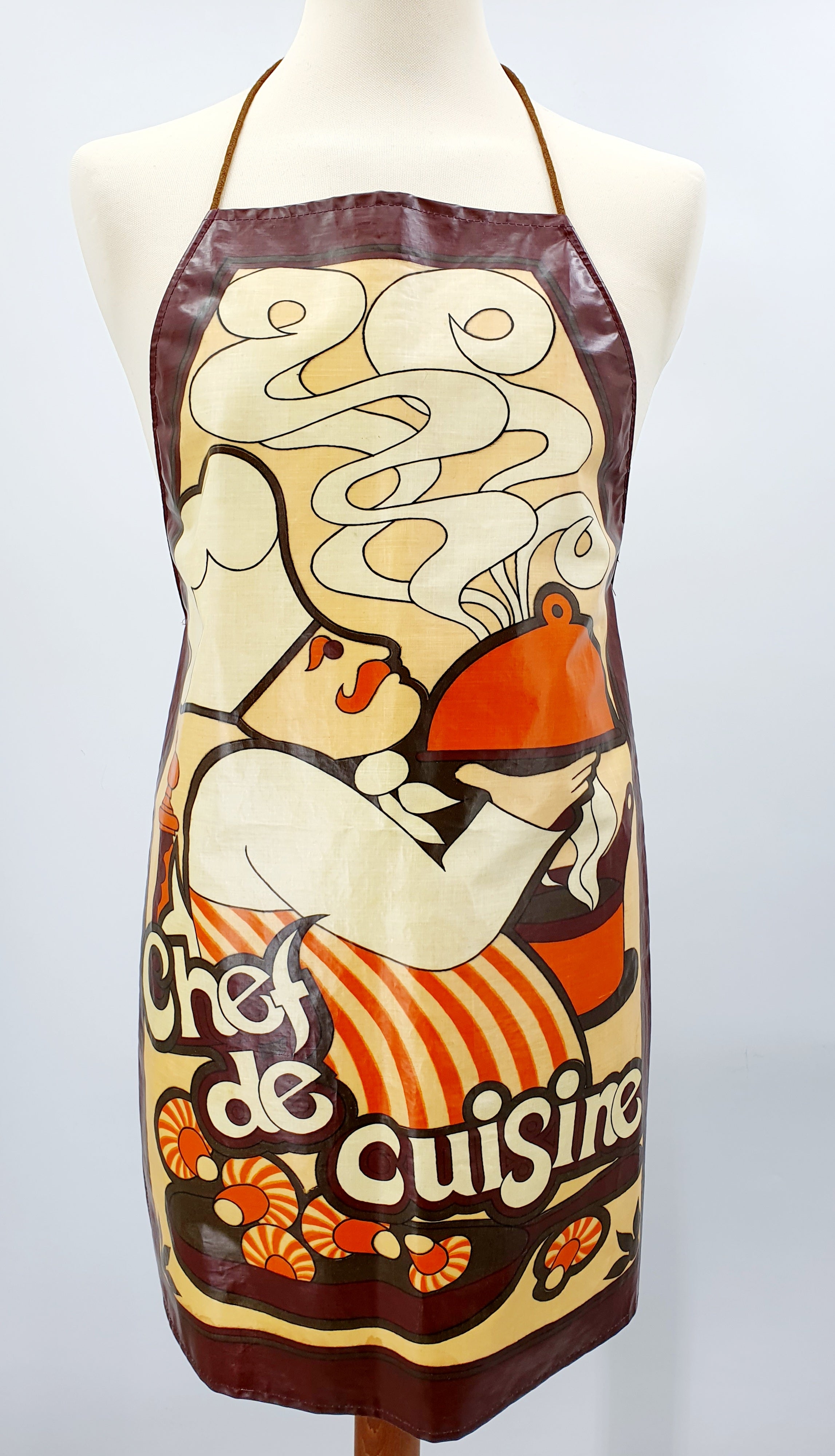 Minky, waxed apron from the 70s