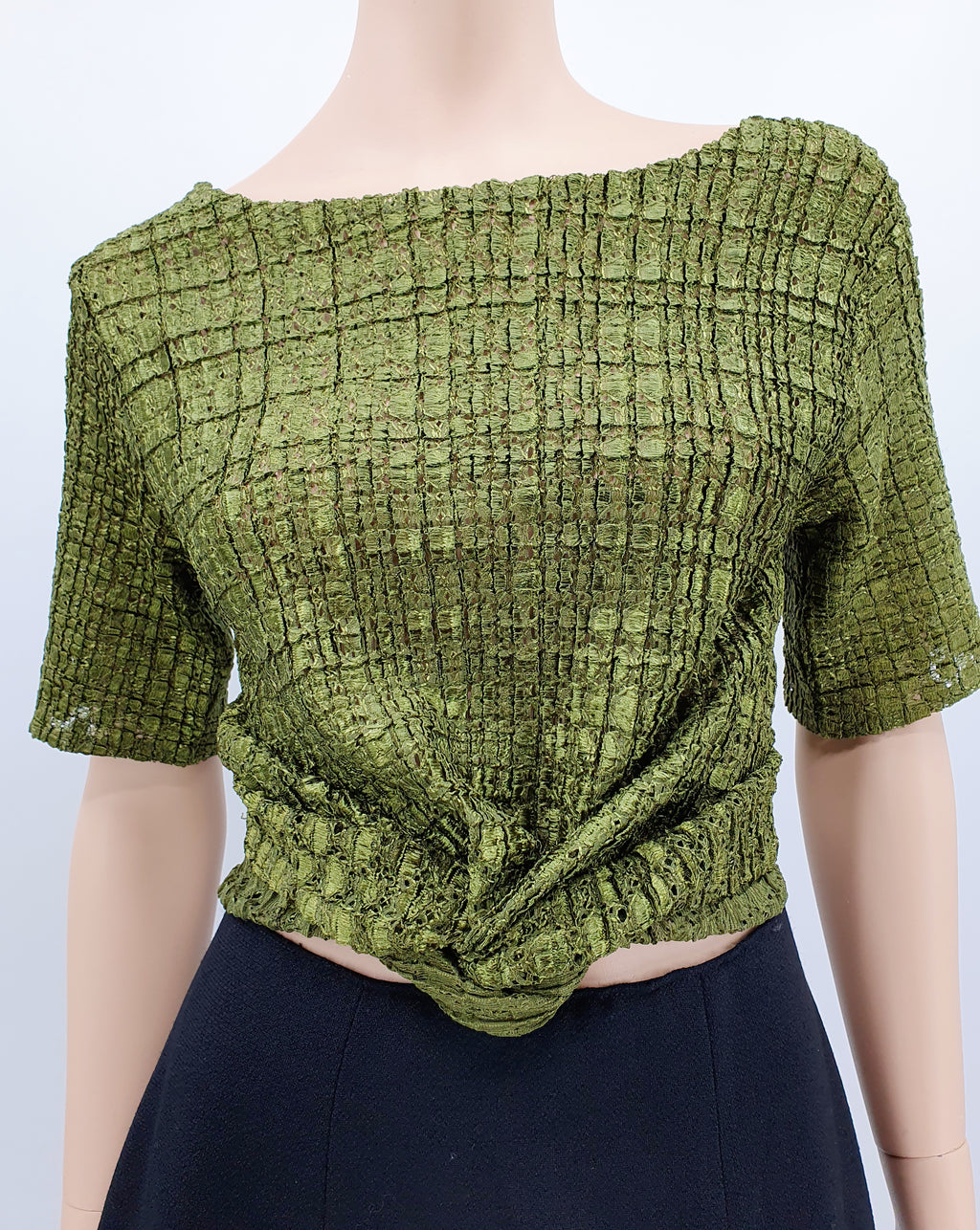 Moss green super stretchy sweater, one size