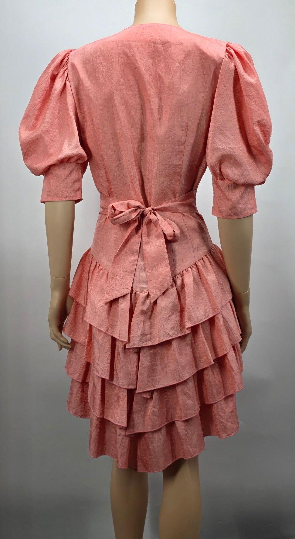 MollyB, pink party dress from the 80s, size 34(36)