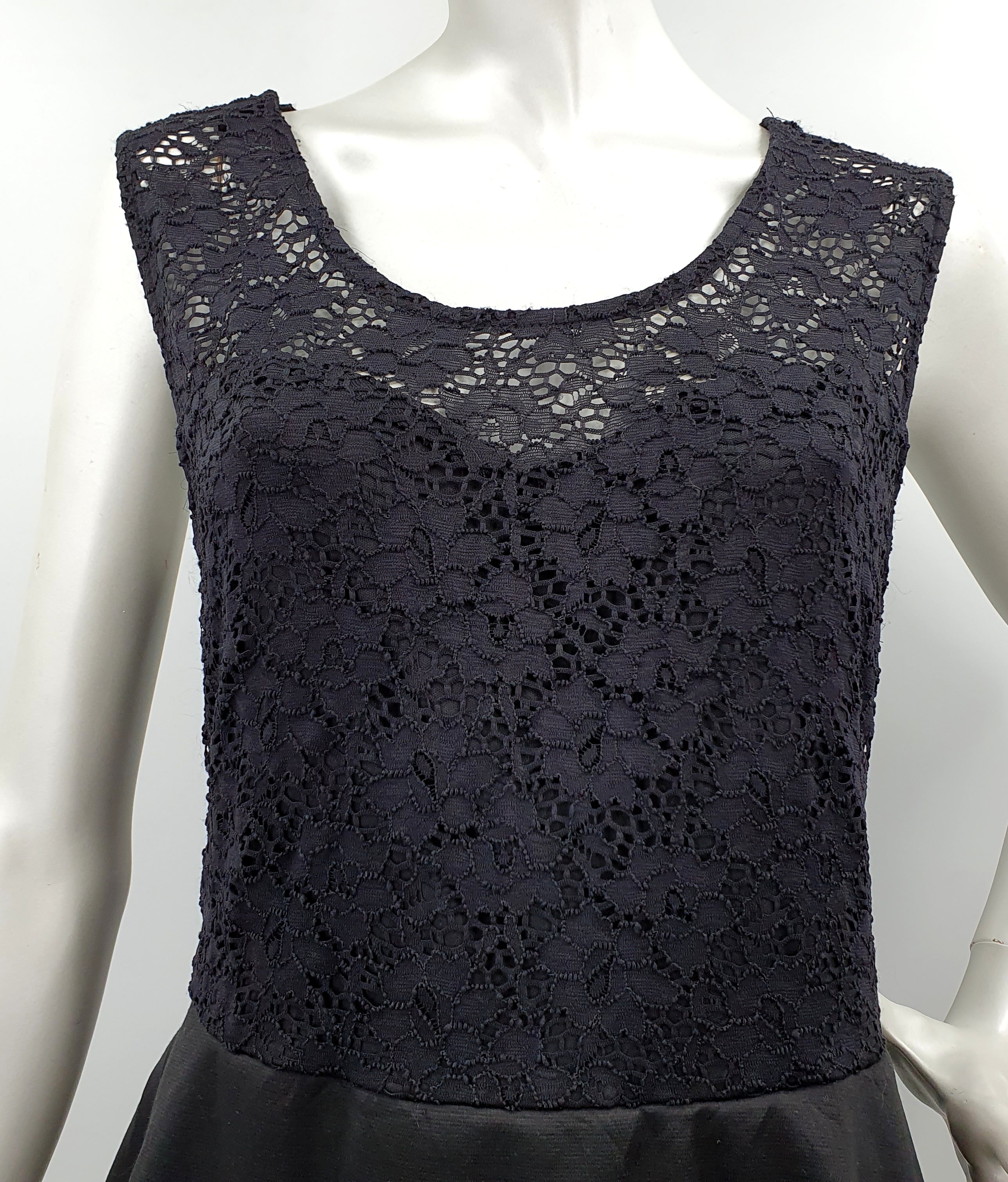 Deb, black party dress from the 90s, size 40-42