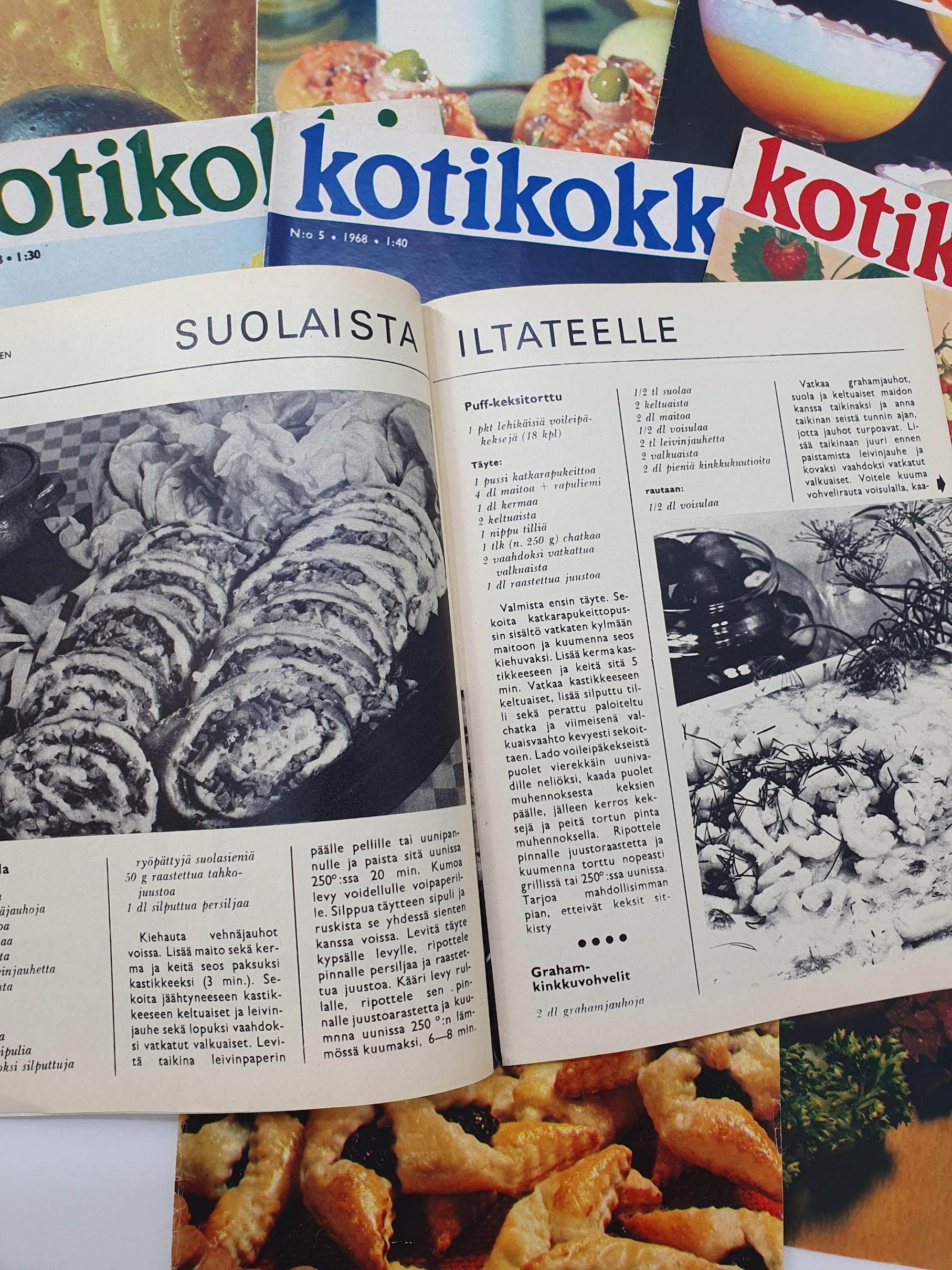 Kotikokki magazines from 1968 | 10 issues