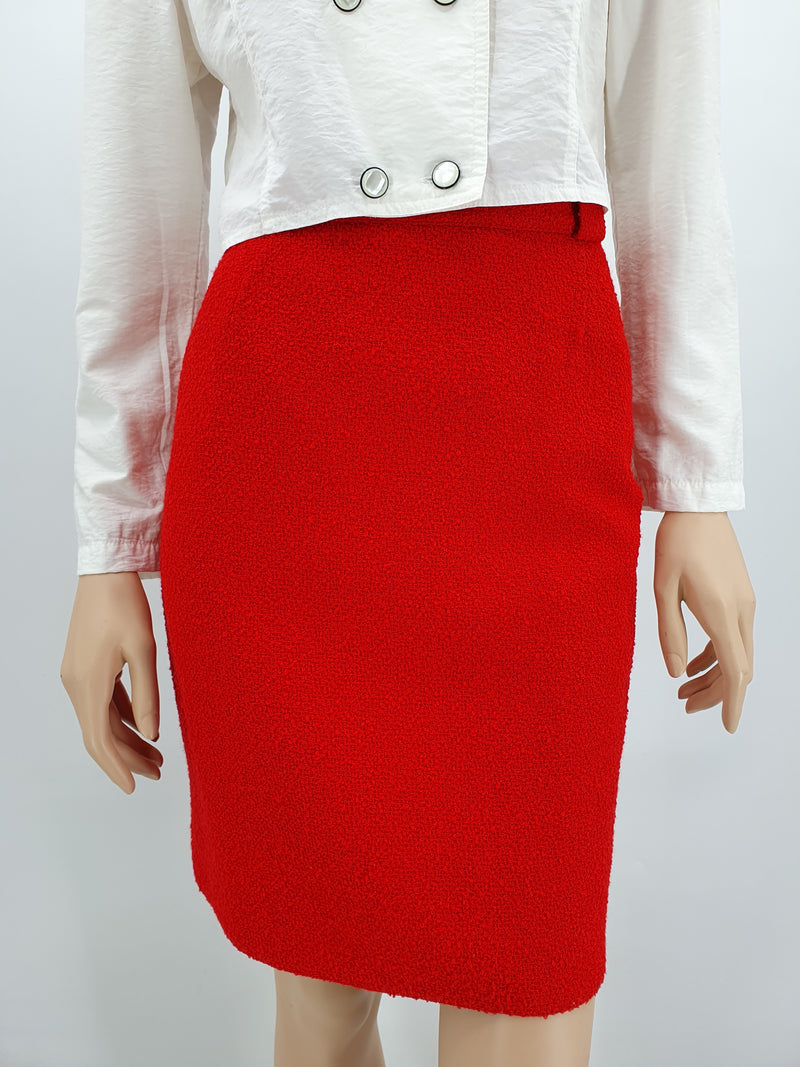 Lotz, punainen lyhyt hame 90-luvulta 