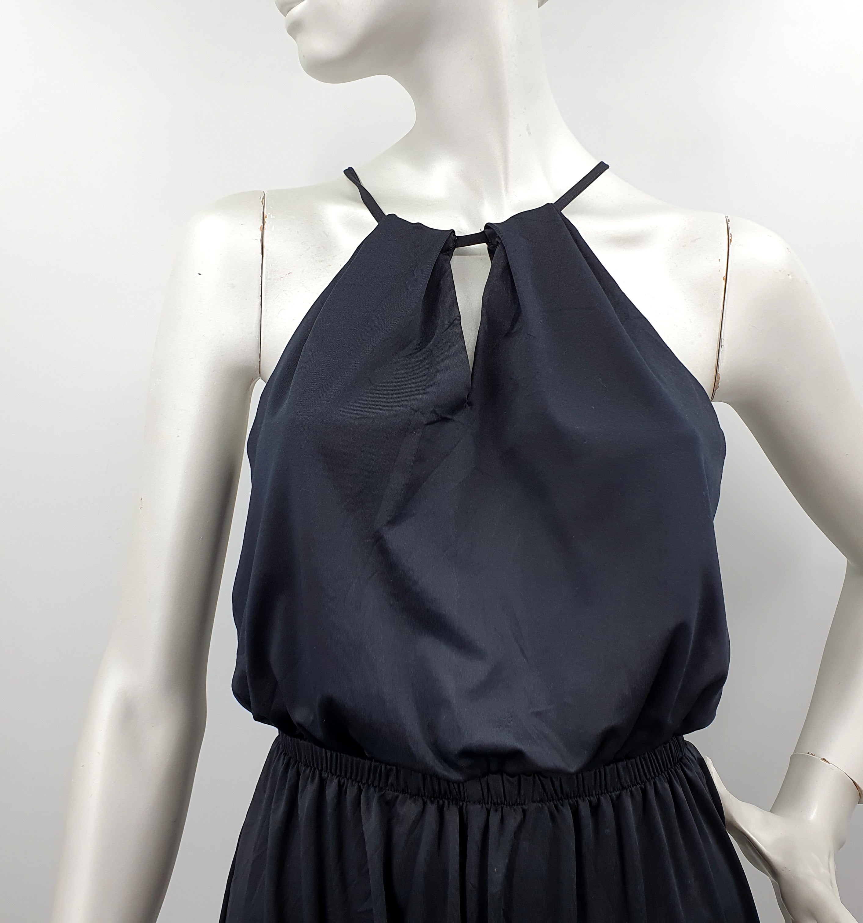 Just be, black party jumpsuit, size 34-36