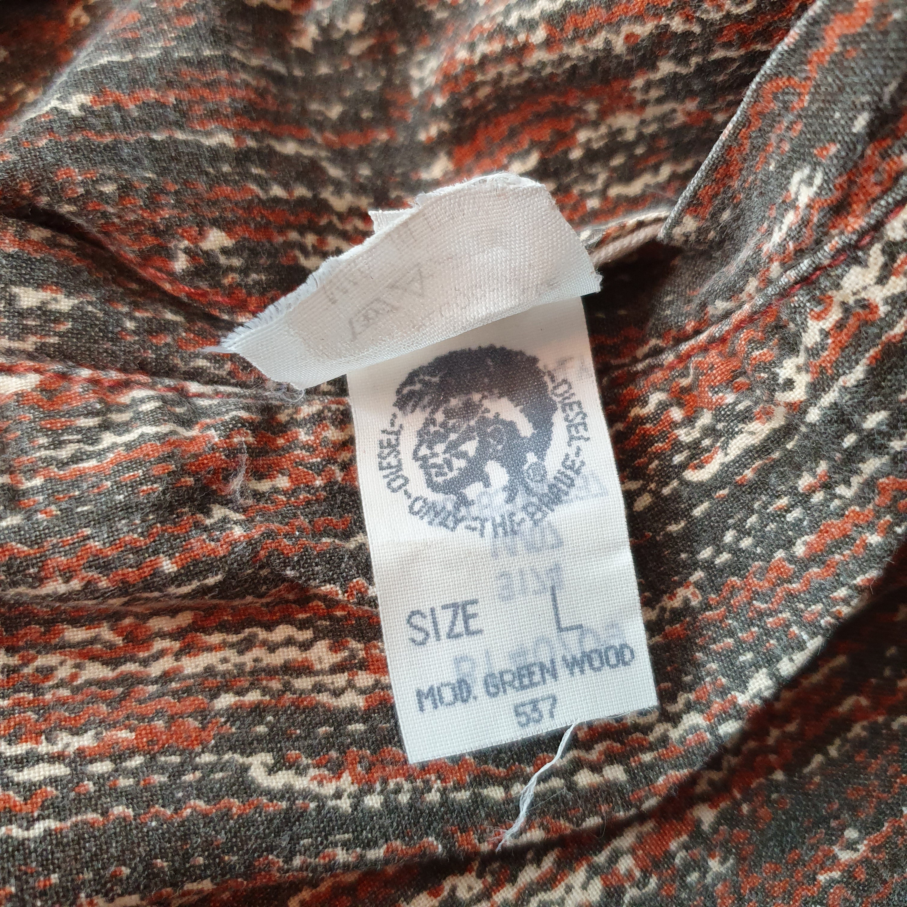 Diesel, miesten kääntötakki 80-90-luvulta, koko L-XL