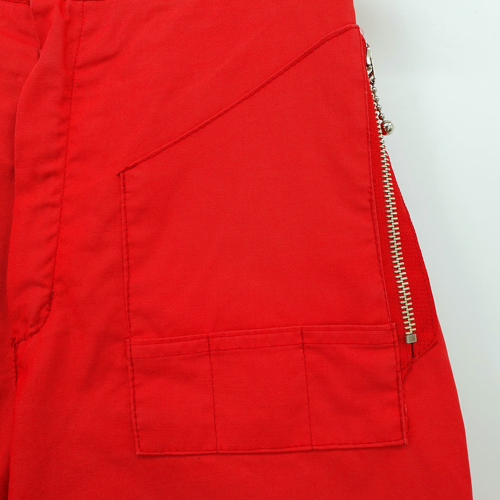 Farmariteollisuus Oy, red pants from the 80s, size (32)34