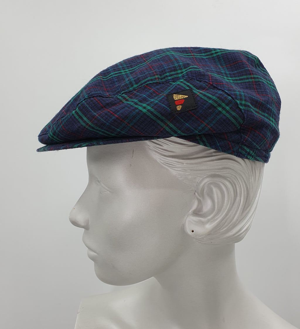 Fredrikson, men's summer flat cap from the 90s, size 58cm, two different ones