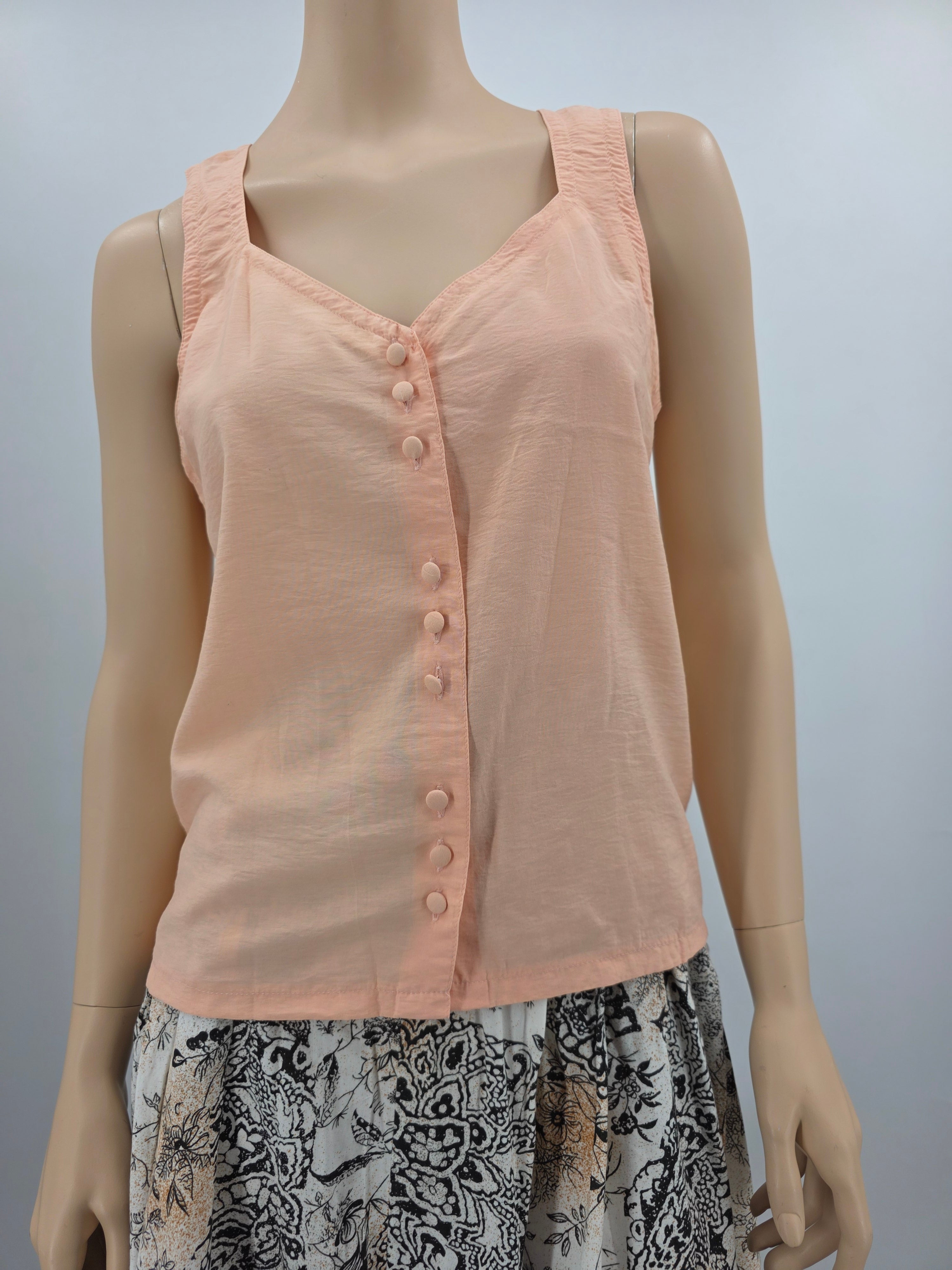 Martinelli, peach colored top from the 80s-90s, size 36/38