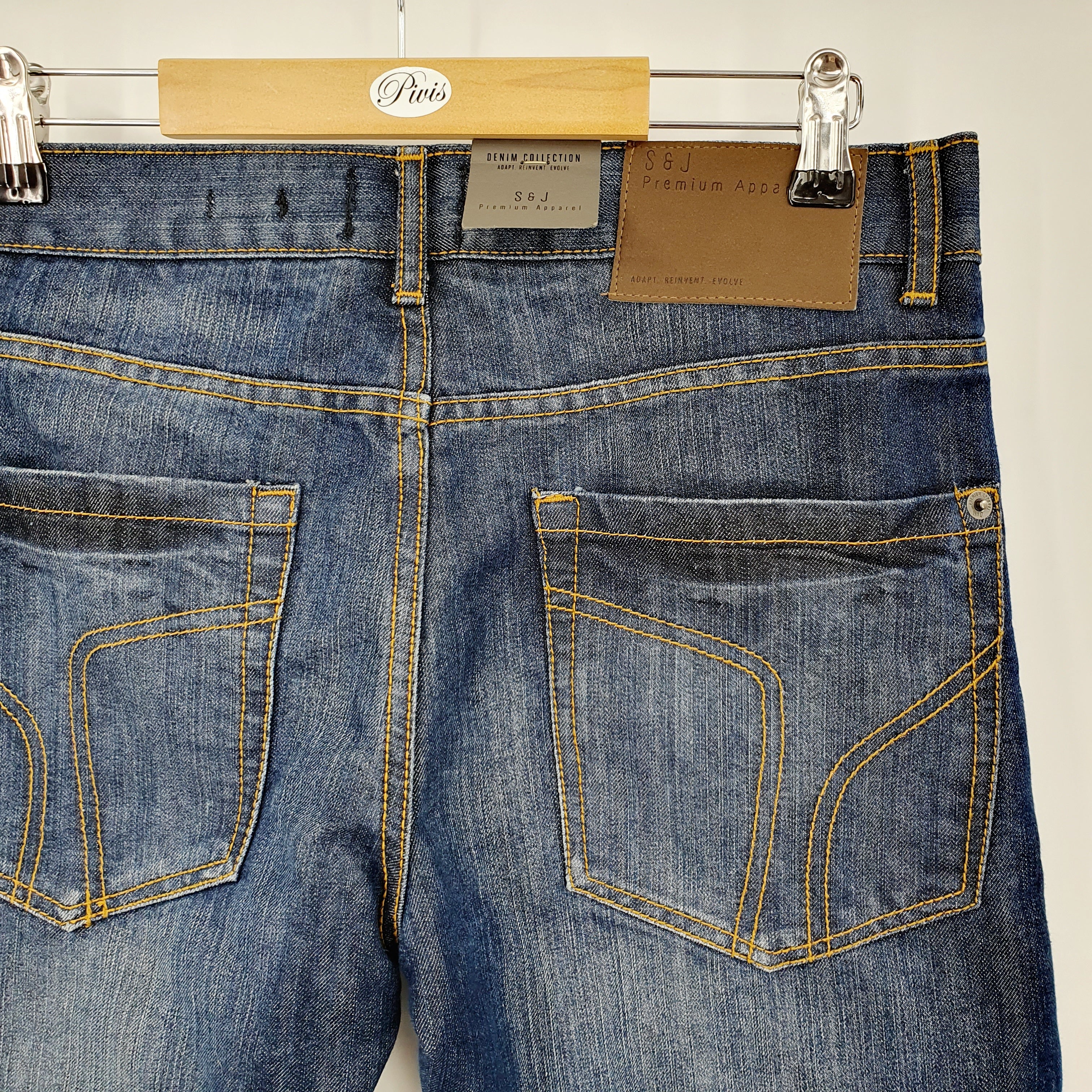 S&J, unused secondhand jeans, size 28W 30L