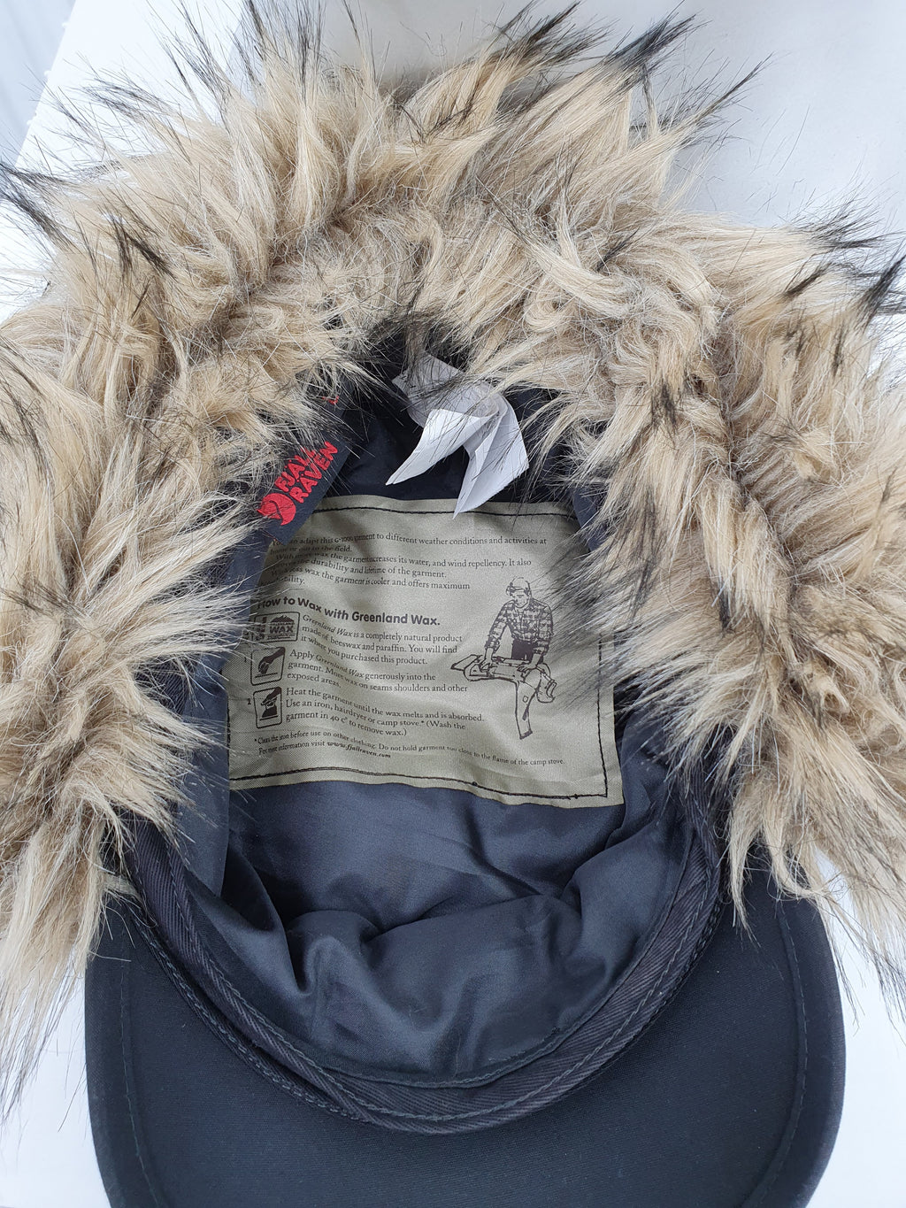 Fjällräven Woodsman cap 2000-luvulta, kuva sisältä