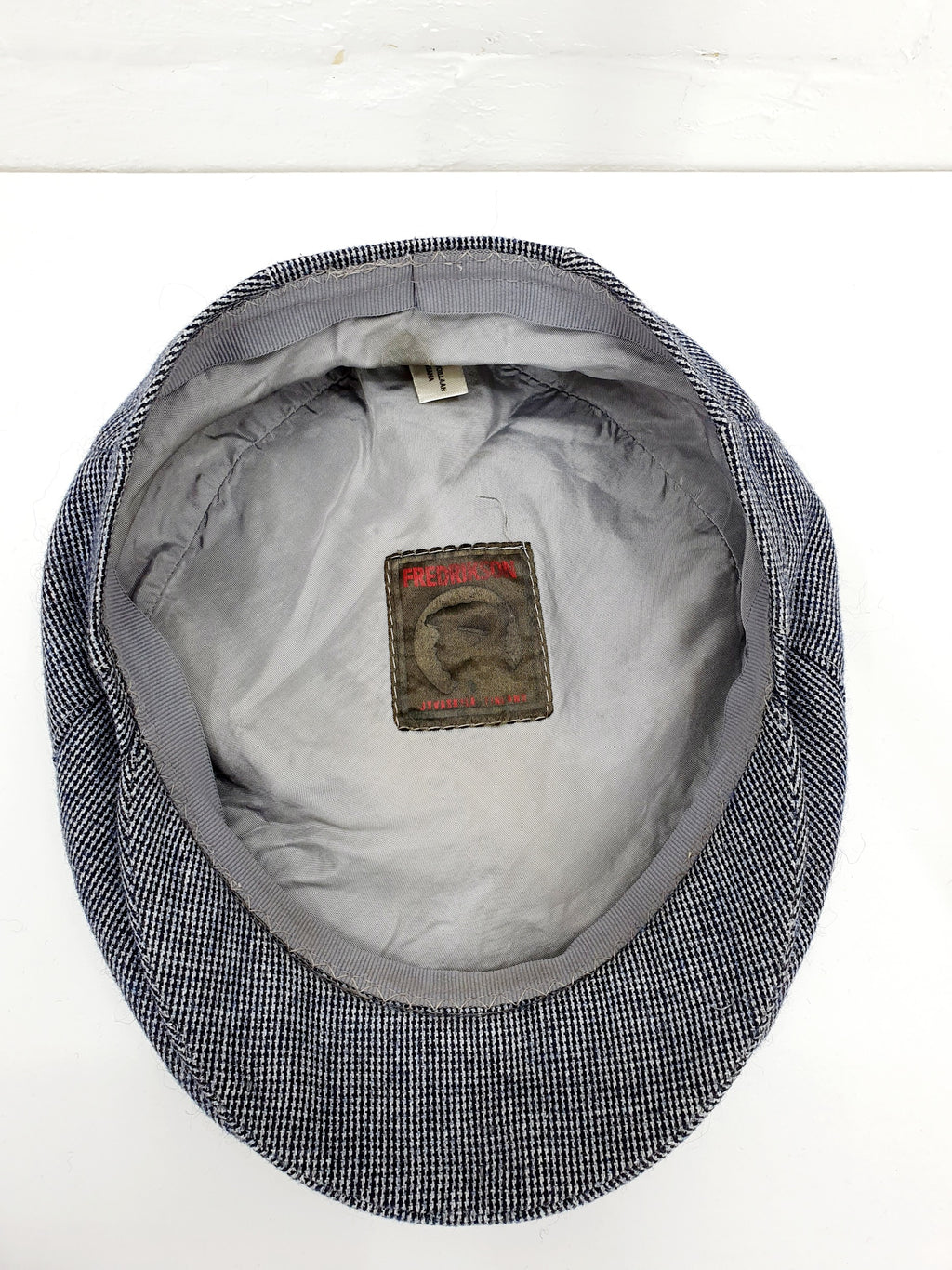 Fredrikson vintage flat cap | Harmaa vesipestävä lätsä | Koko 57