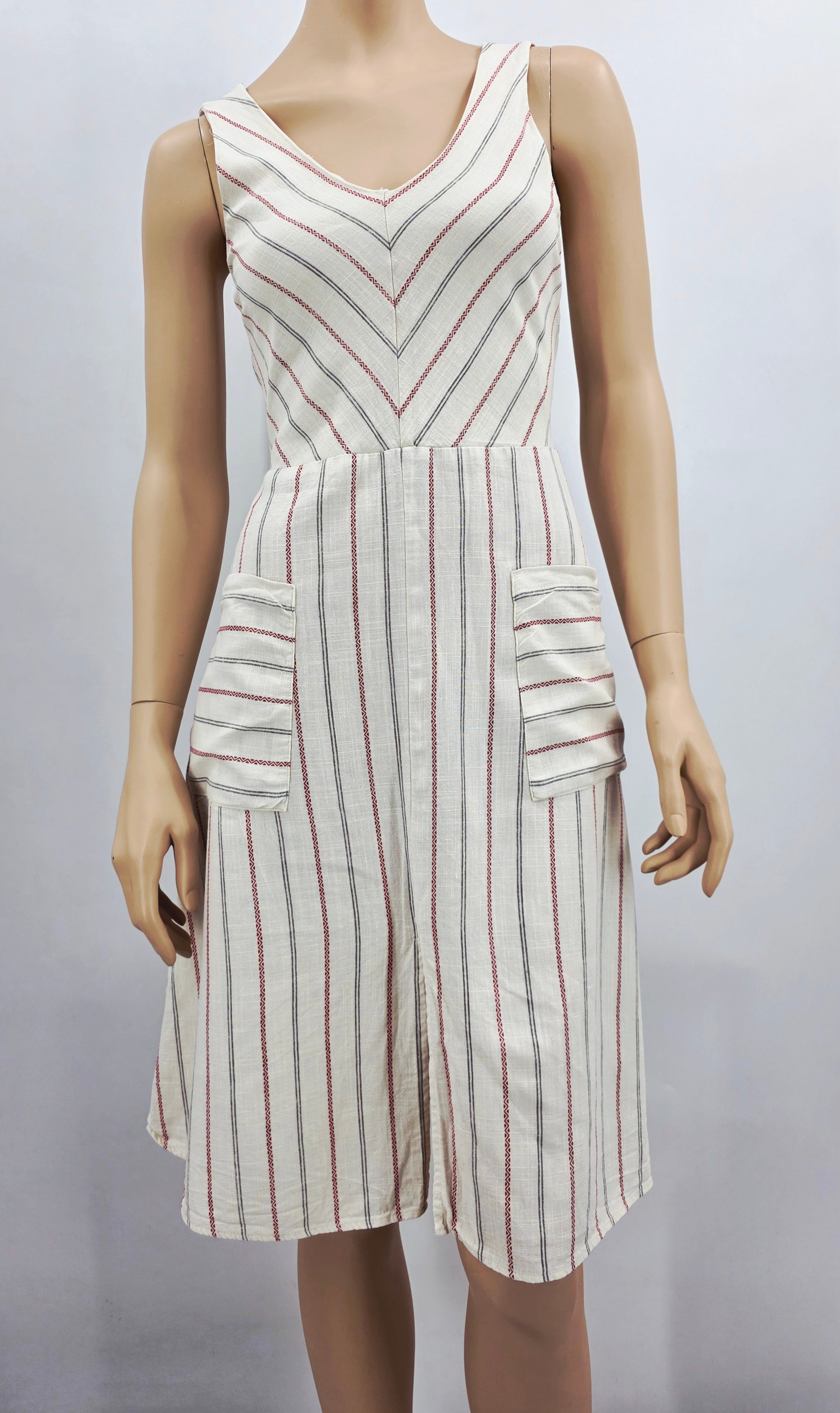 Monteau, secondhand sleeveless dress from the 2000s, size 34-36