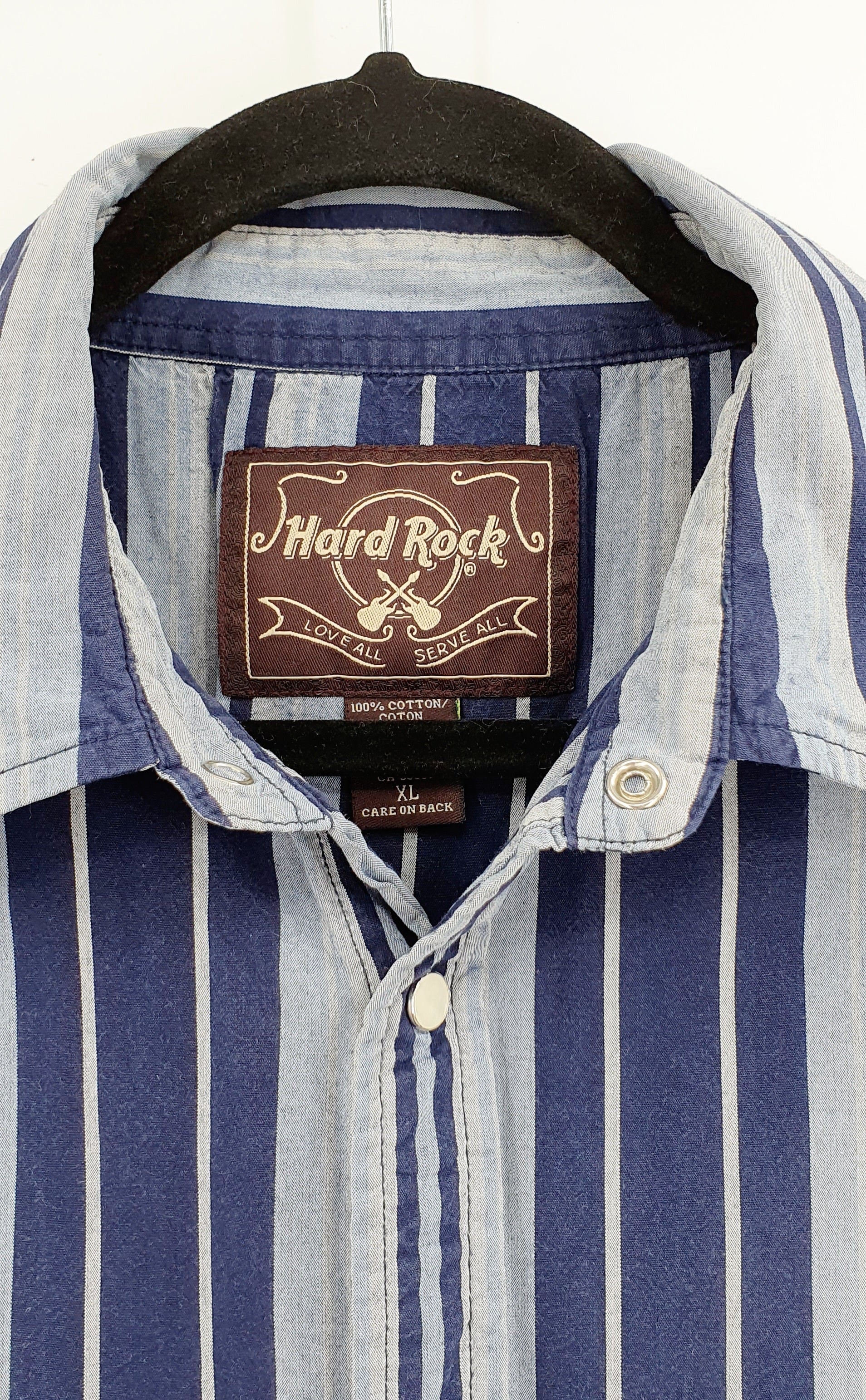Hard Rock, miesten puuvillapaita 90-2000-luvulta, koko L
