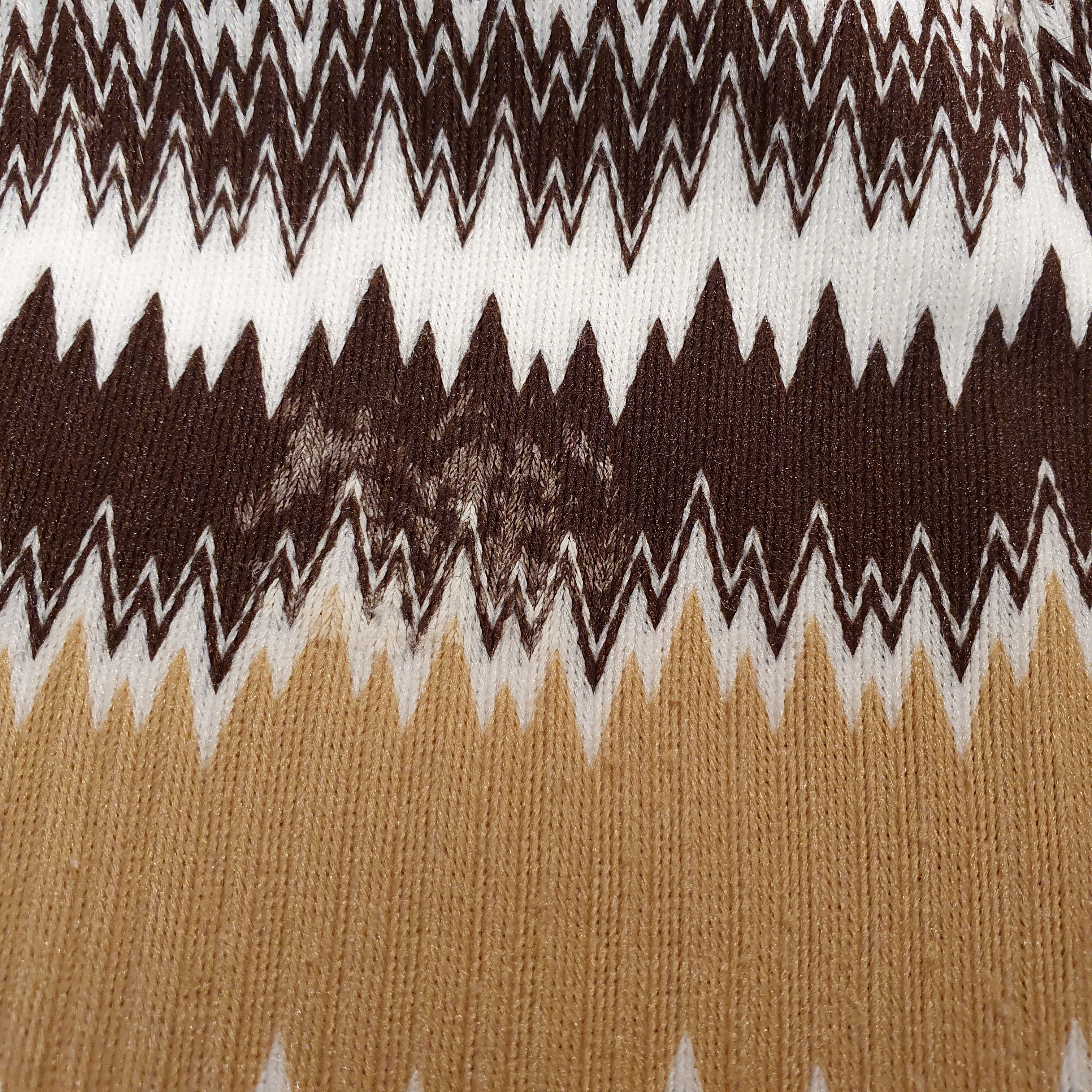 Parkshire, vintage dress with sawtooth pattern from the 70s, size 36-38